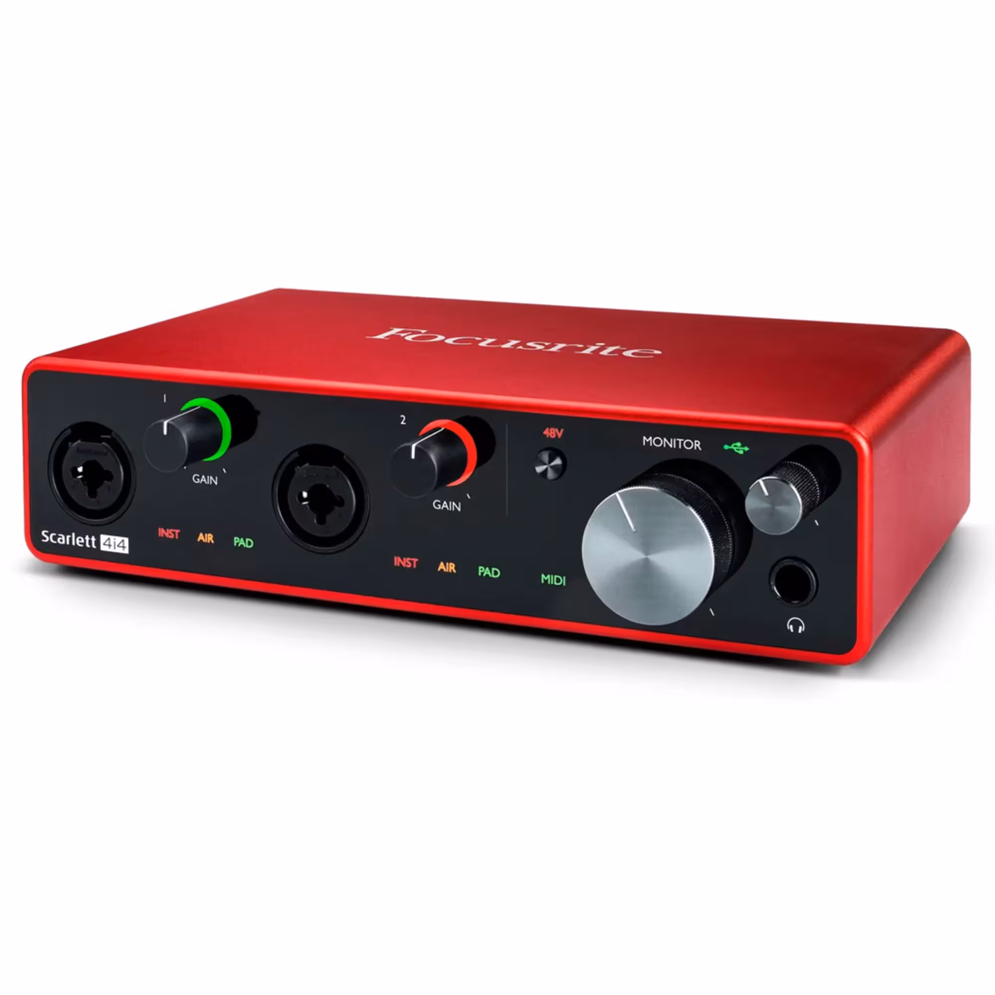 Внешняя студийная звуковая карта Focusrite scarlett 4i4 3rd Gen USB (3 / 4)