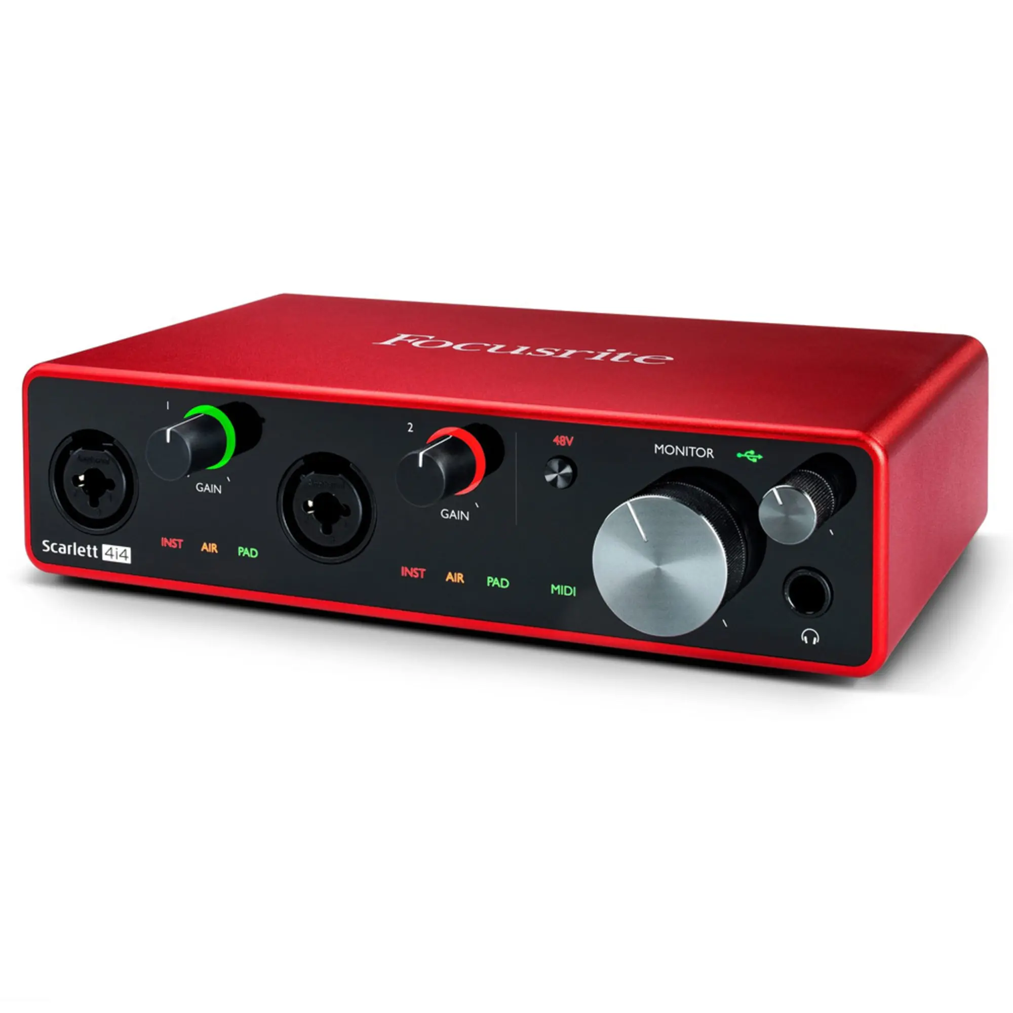 Внешняя студийная звуковая карта Focusrite scarlett 4i4 3rd Gen USB (3 / 4)