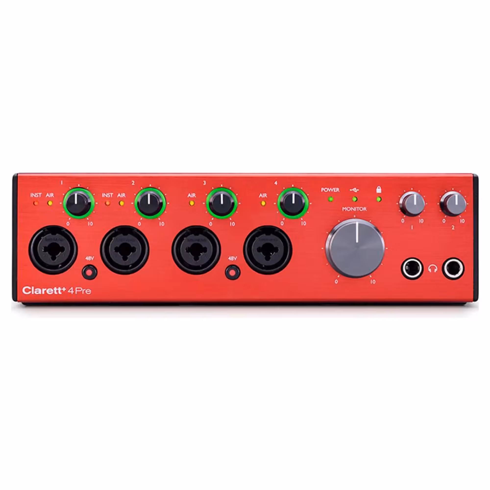 Внешняя студийная звуковая карта Focusrite Clarett+ 4Pre (2 / 5)
