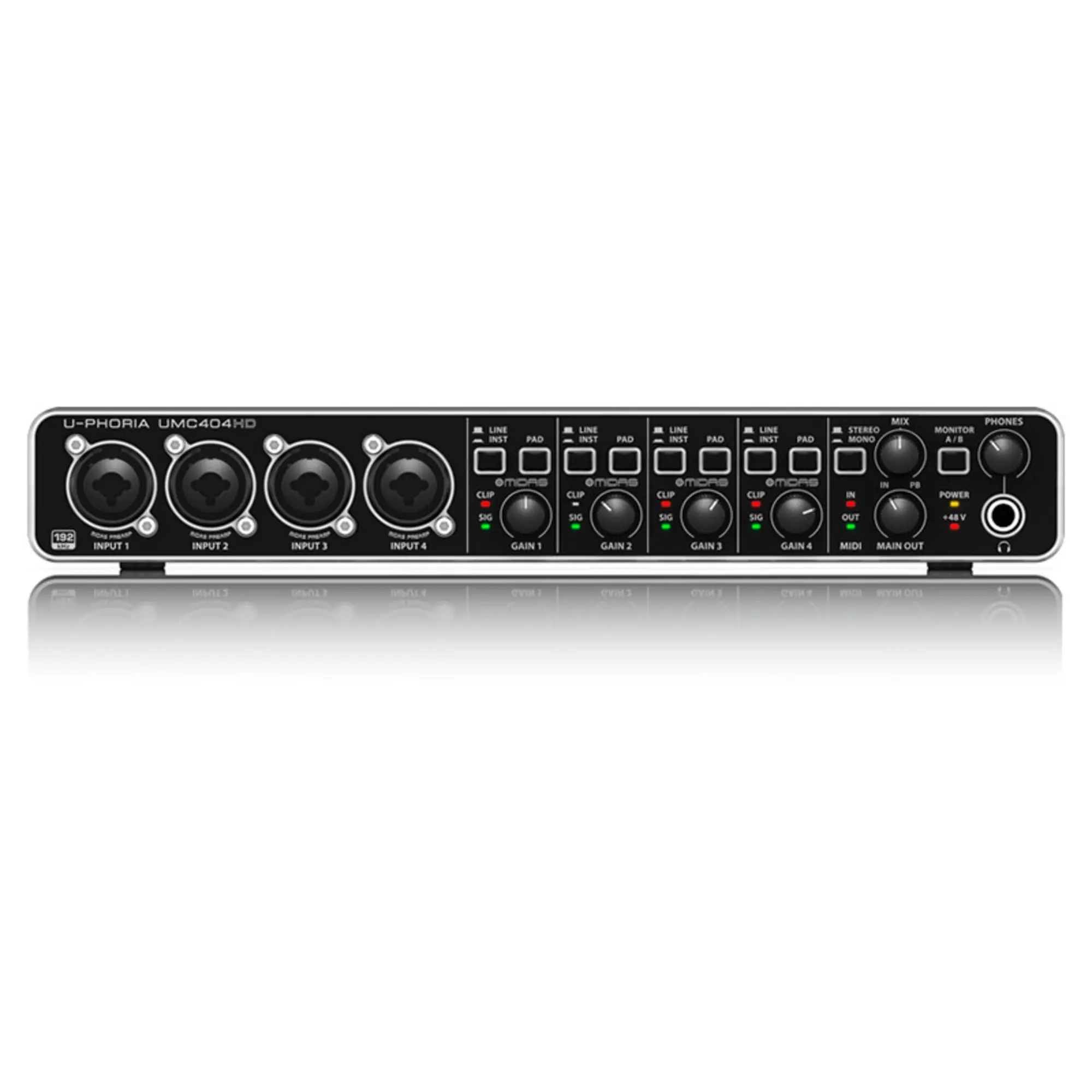 Внешняя студийная звуковая карта Behringer U-PHORIA UMC404HD (1 / 4)