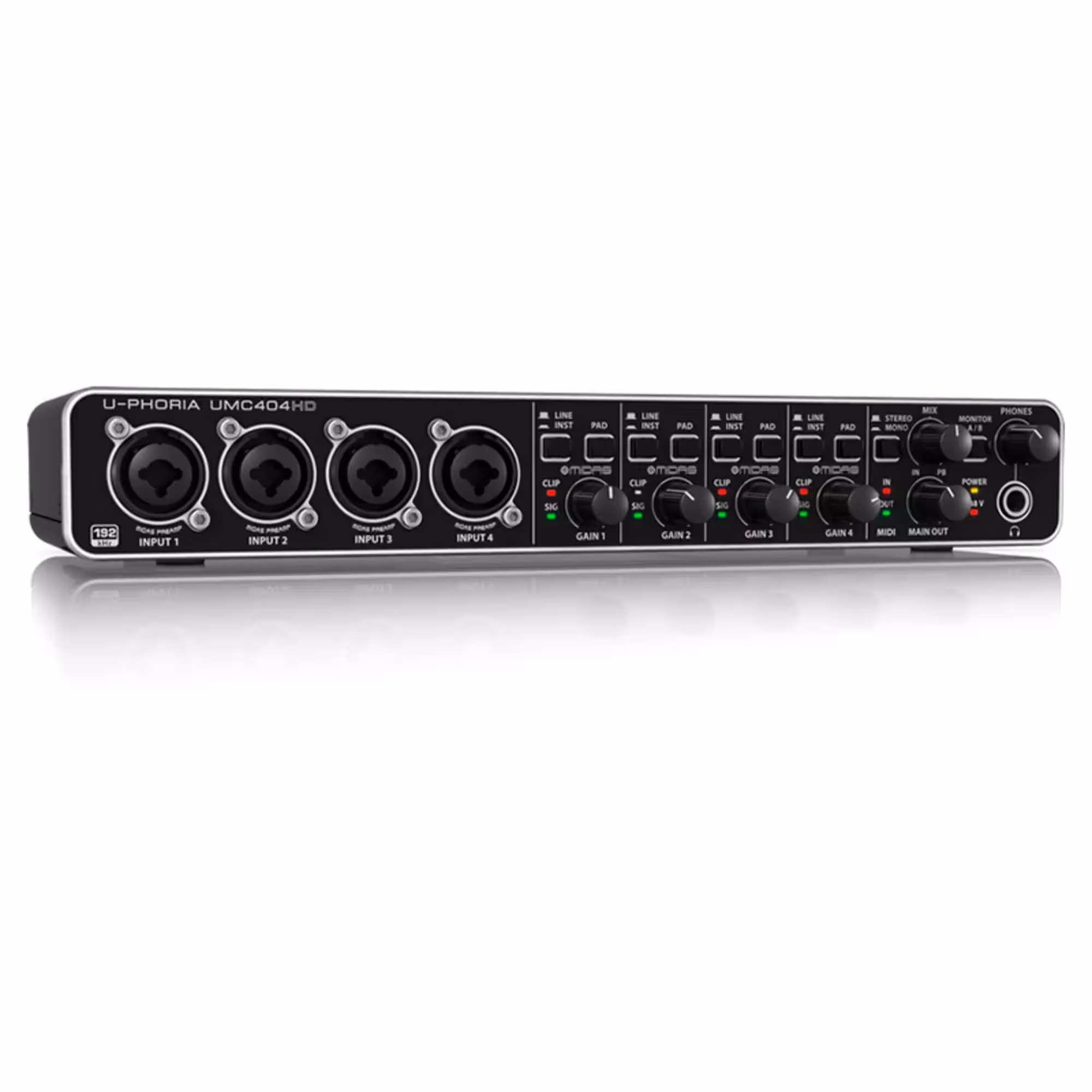 Внешняя студийная звуковая карта Behringer U-PHORIA UMC404HD (2 / 4)