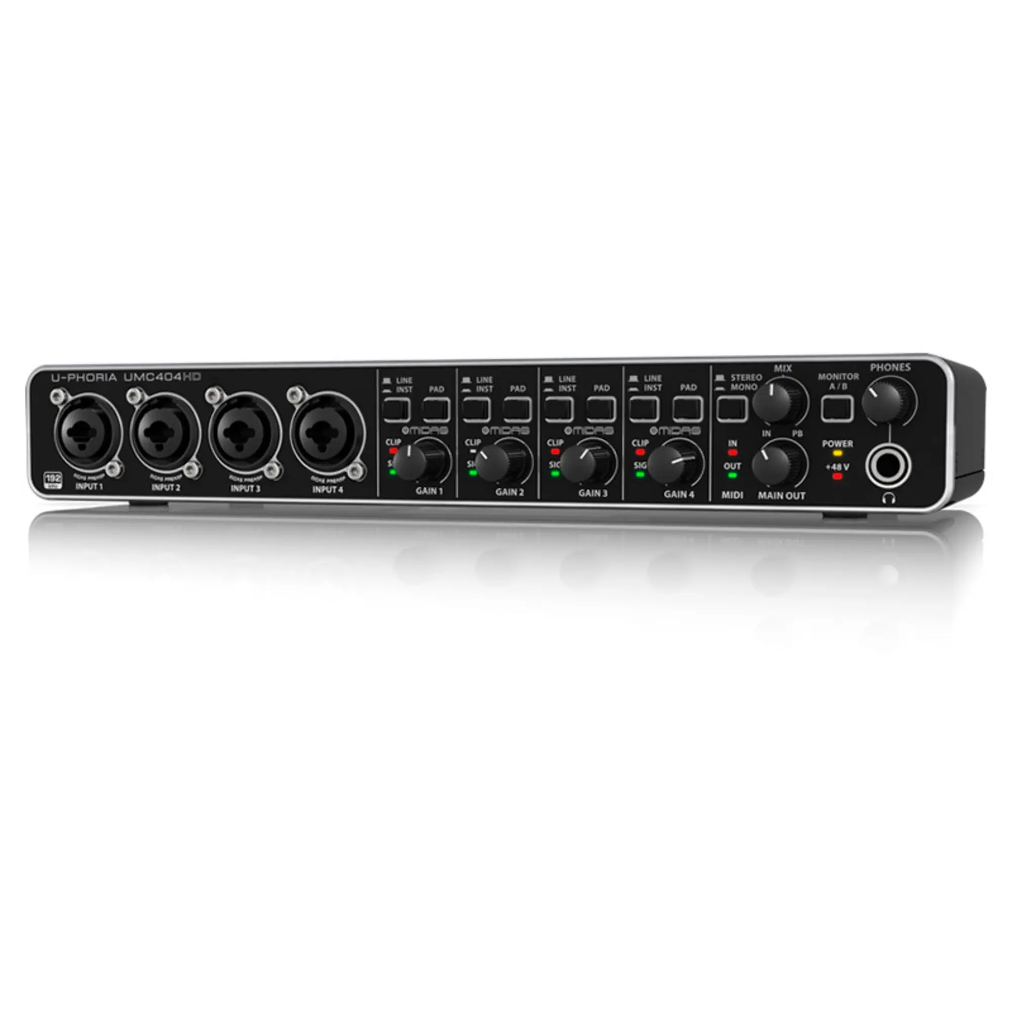 Внешняя студийная звуковая карта Behringer U-PHORIA UMC404HD (4 / 4)