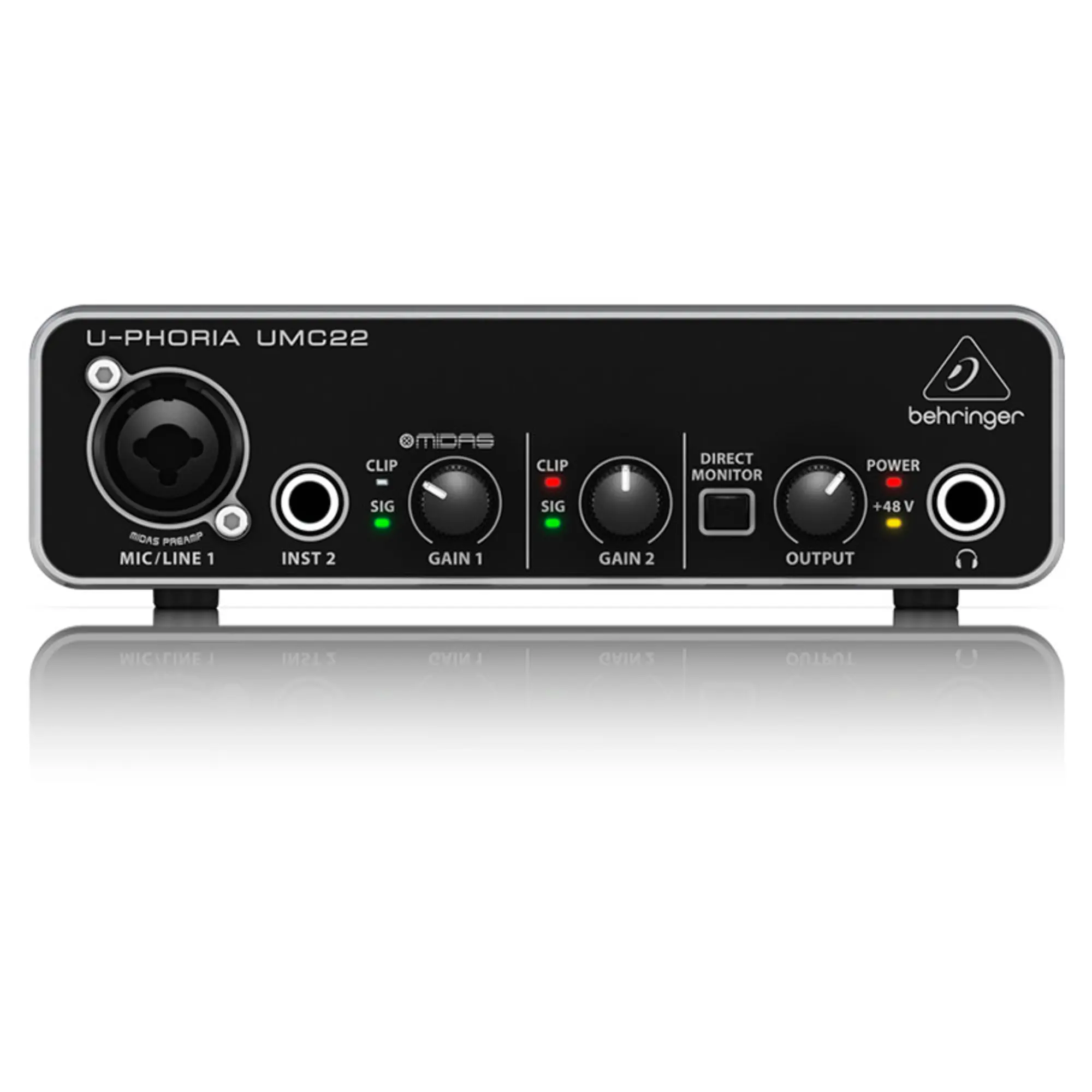Внешняя студийная звуковая карта Behringer UMC22 U-PHORIA (1 / 4)