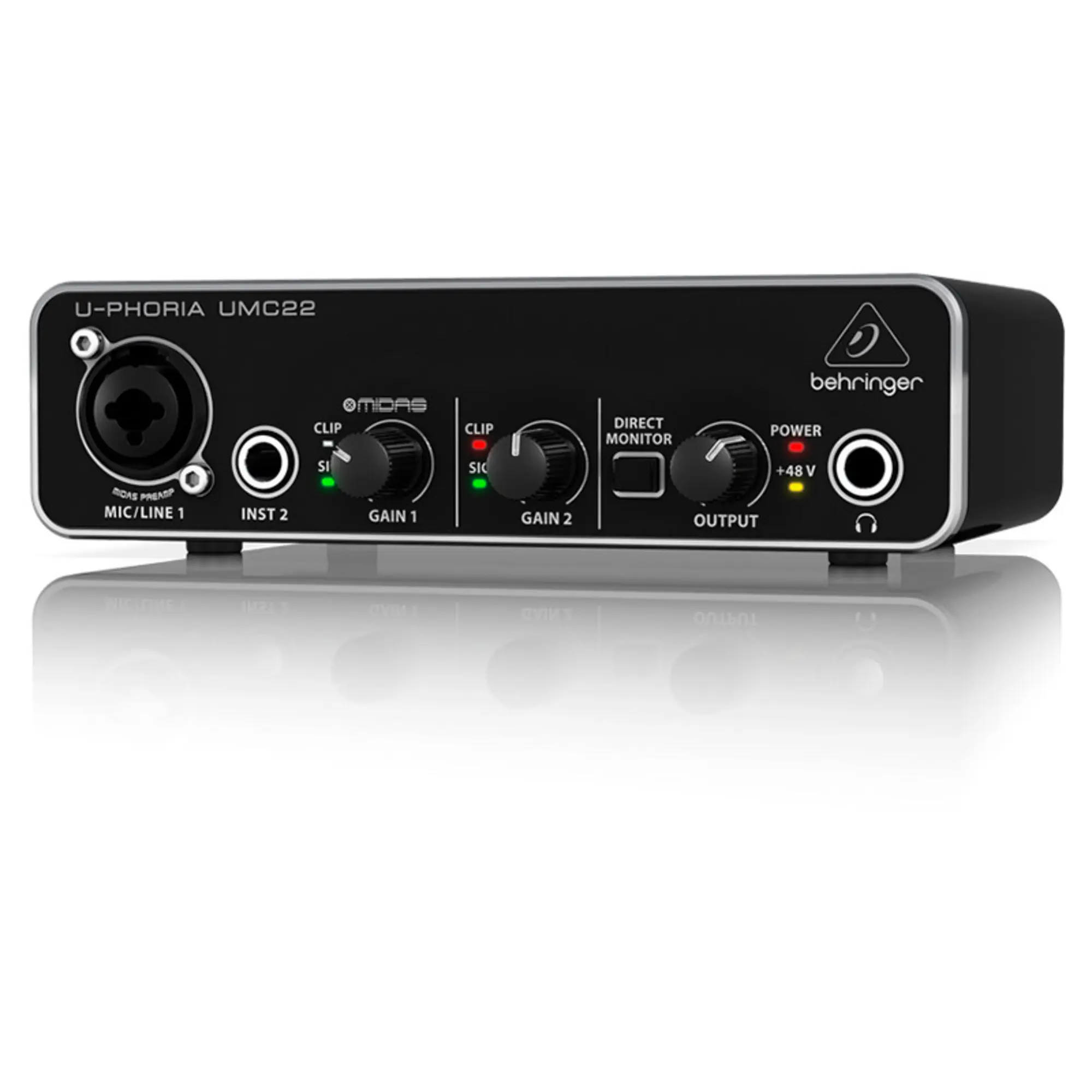 Внешняя студийная звуковая карта Behringer UMC22 U-PHORIA (2 / 4)
