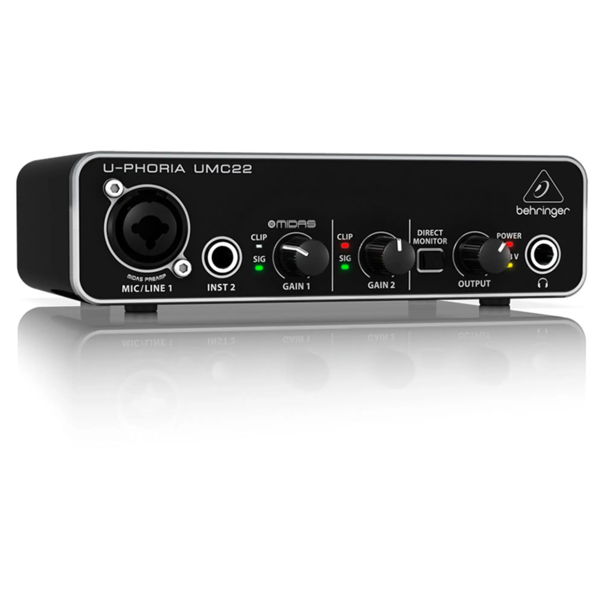Внешняя студийная звуковая карта Behringer UMC22 U-PHORIA (3 / 4)