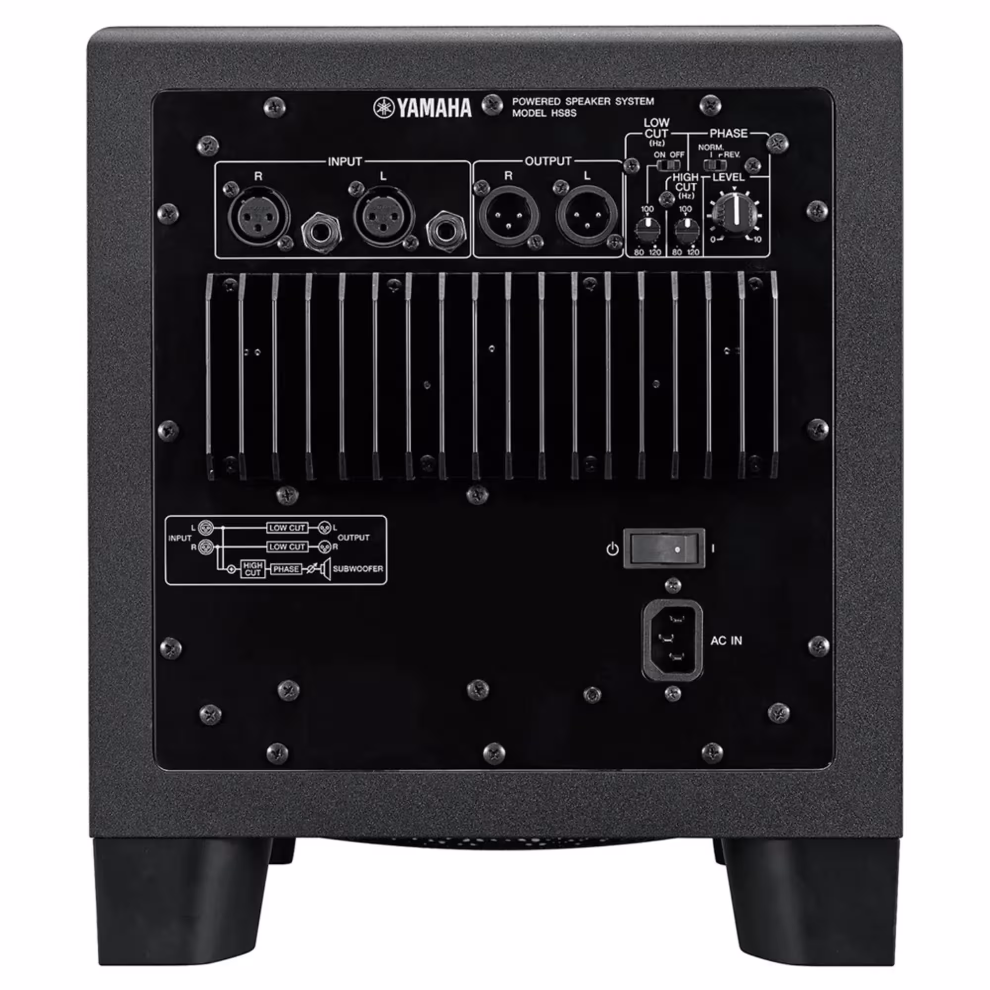 Студийный сабвуфер Yamaha HS8S (3 / 3)