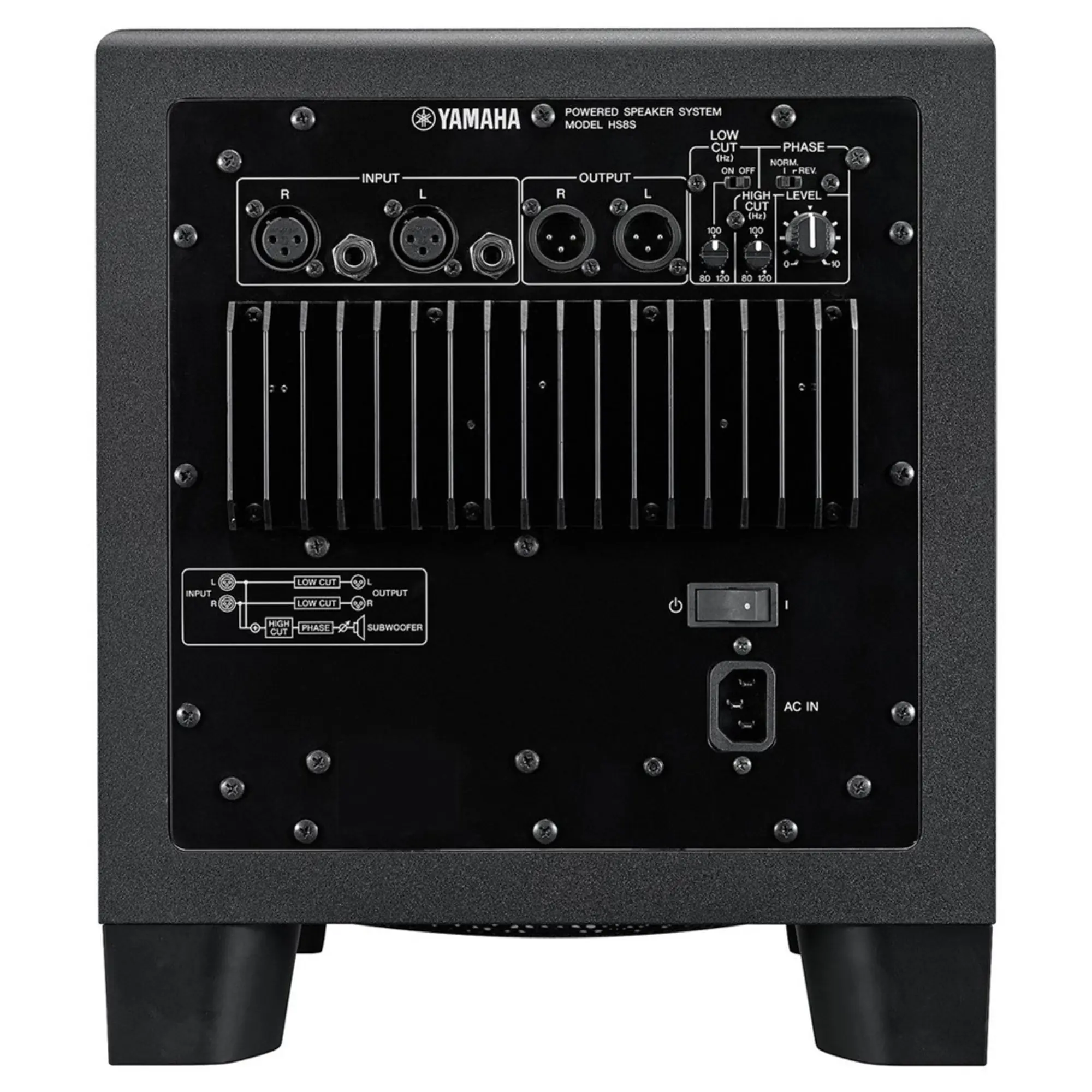 Студийный сабвуфер Yamaha HS8S (3 / 3)