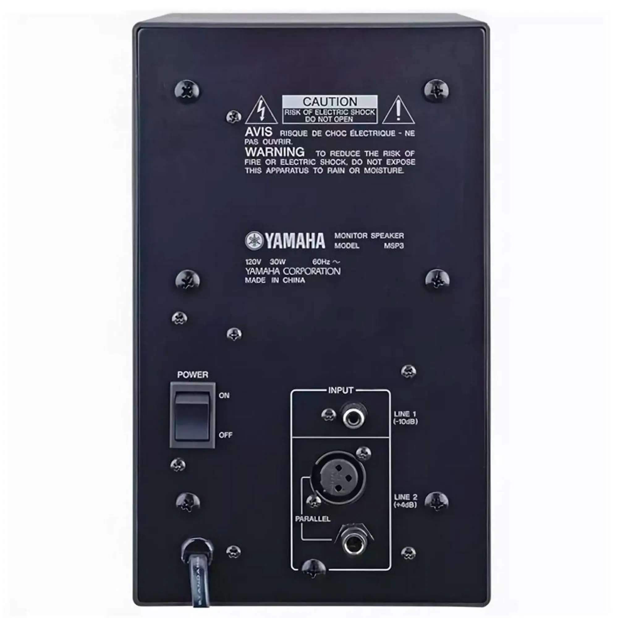 Студийный монитор Yamaha MSP3A (4 / 4)
