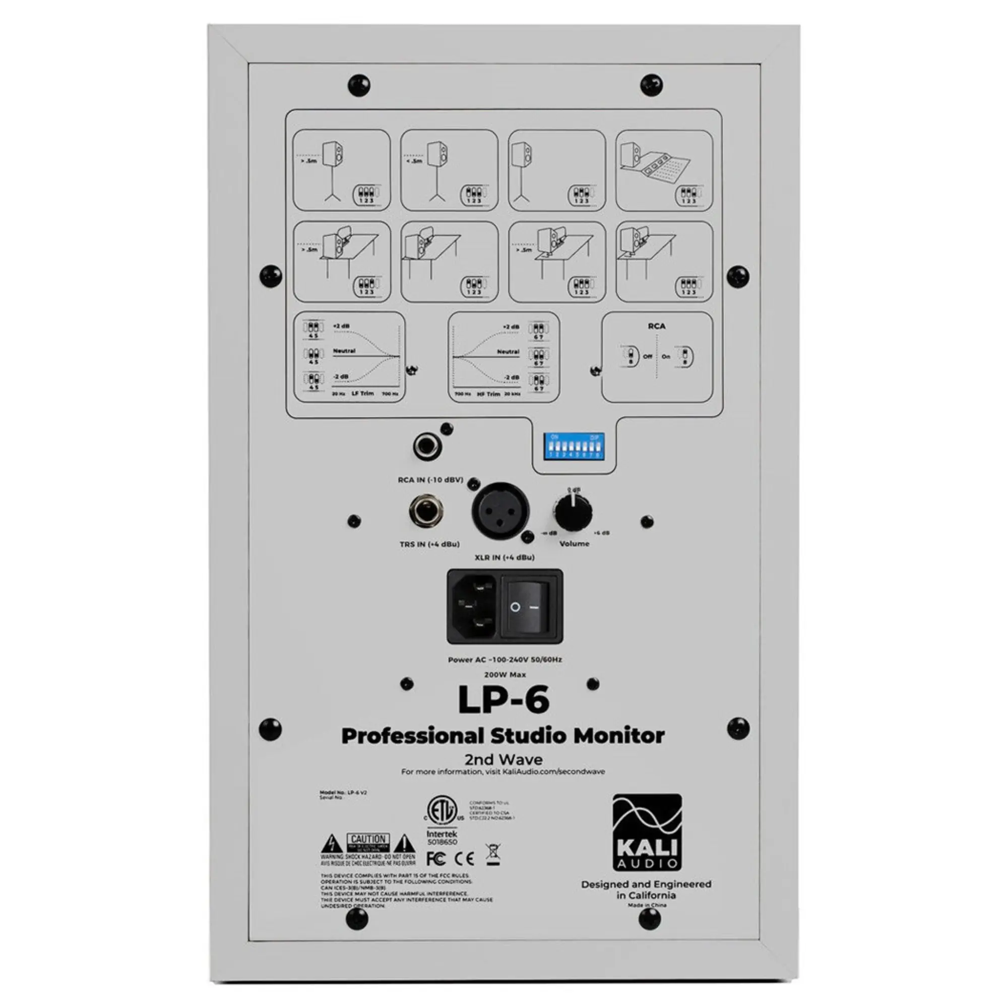 Активный студийный монитор Kali Audio LP-6W V2 (3 / 3)