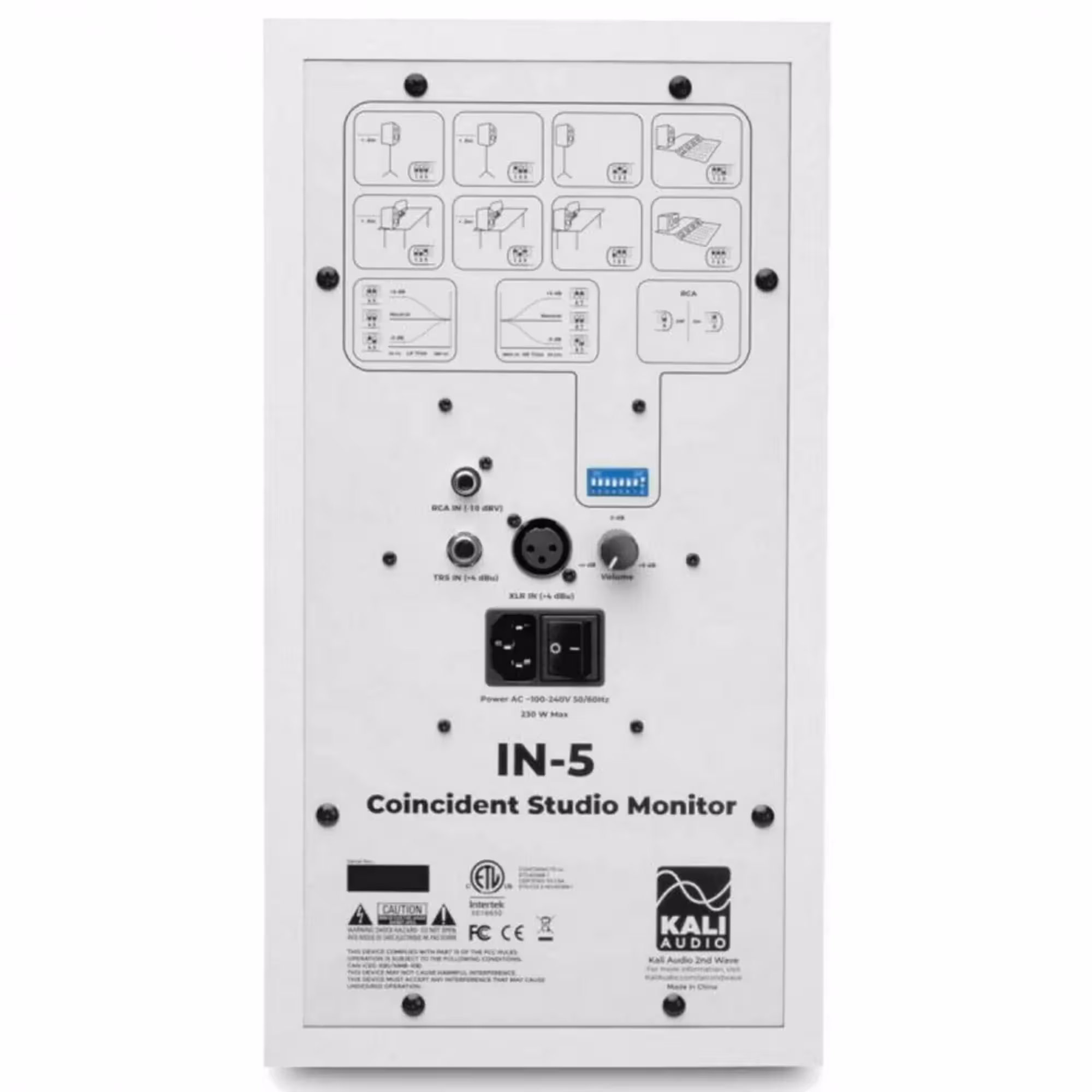 Трёхполосный активный студийный монитор Kali Audio IN-5W (4 / 4)