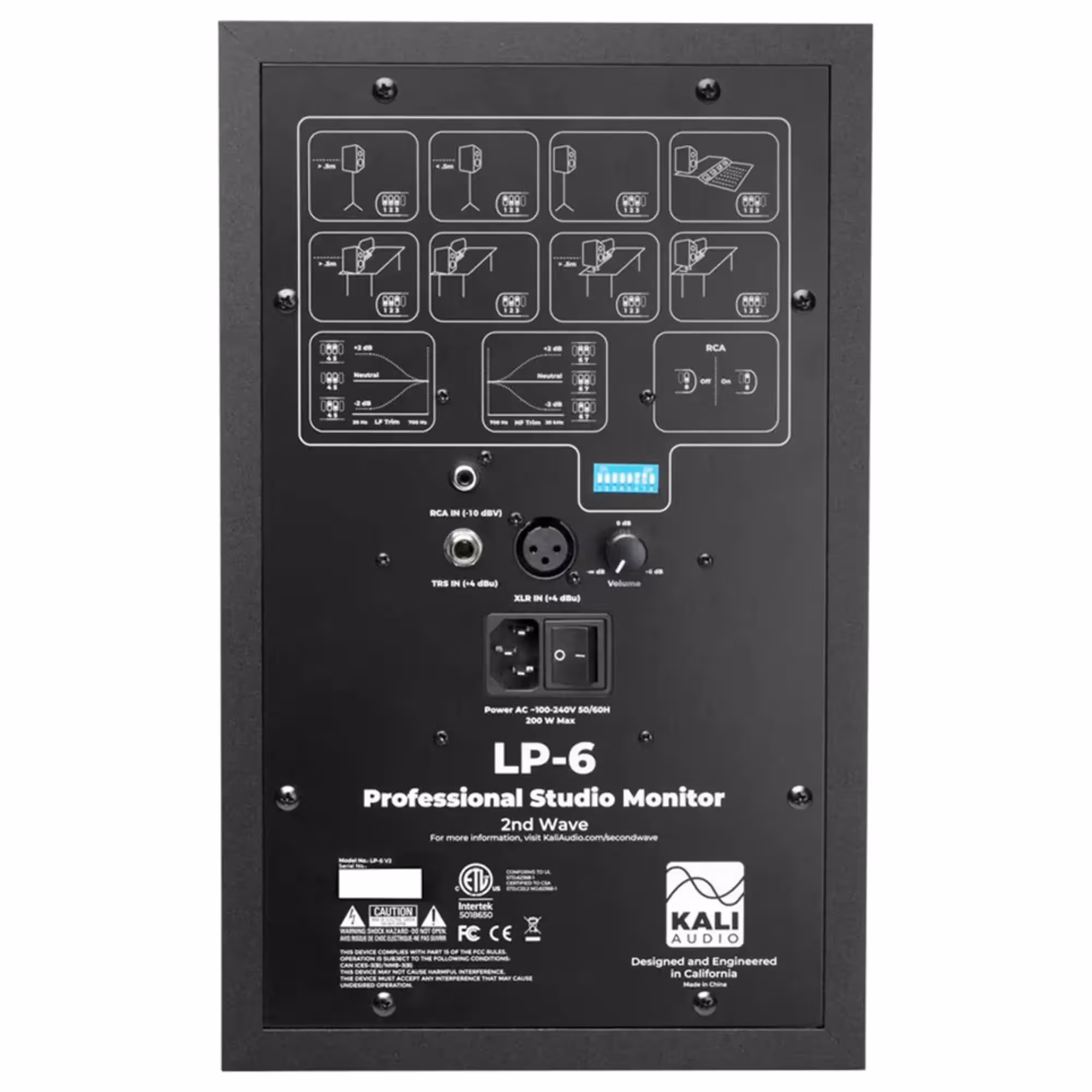 Активные студийные мониторы Kali Audio LP-6 V2 (пара) (4 / 4)