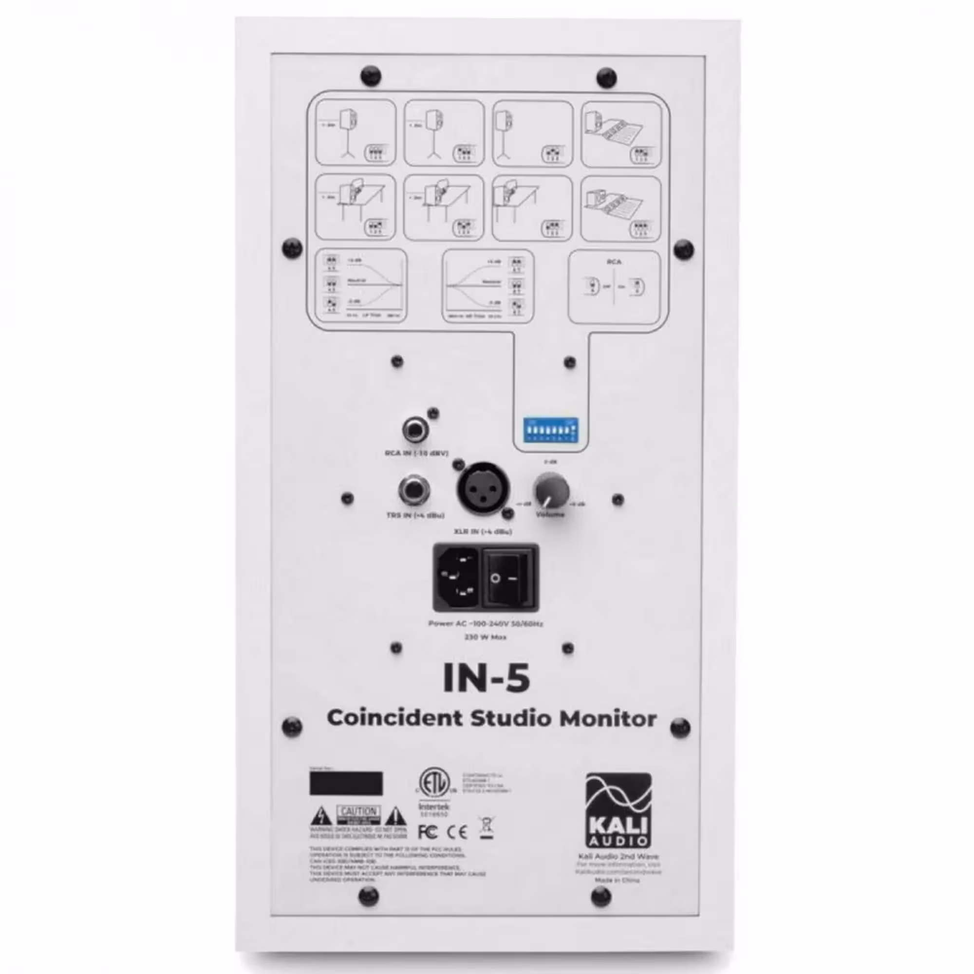 Трёхполосные активные студийные мониторы Kali Audio IN-5W (пара) (5 / 5)