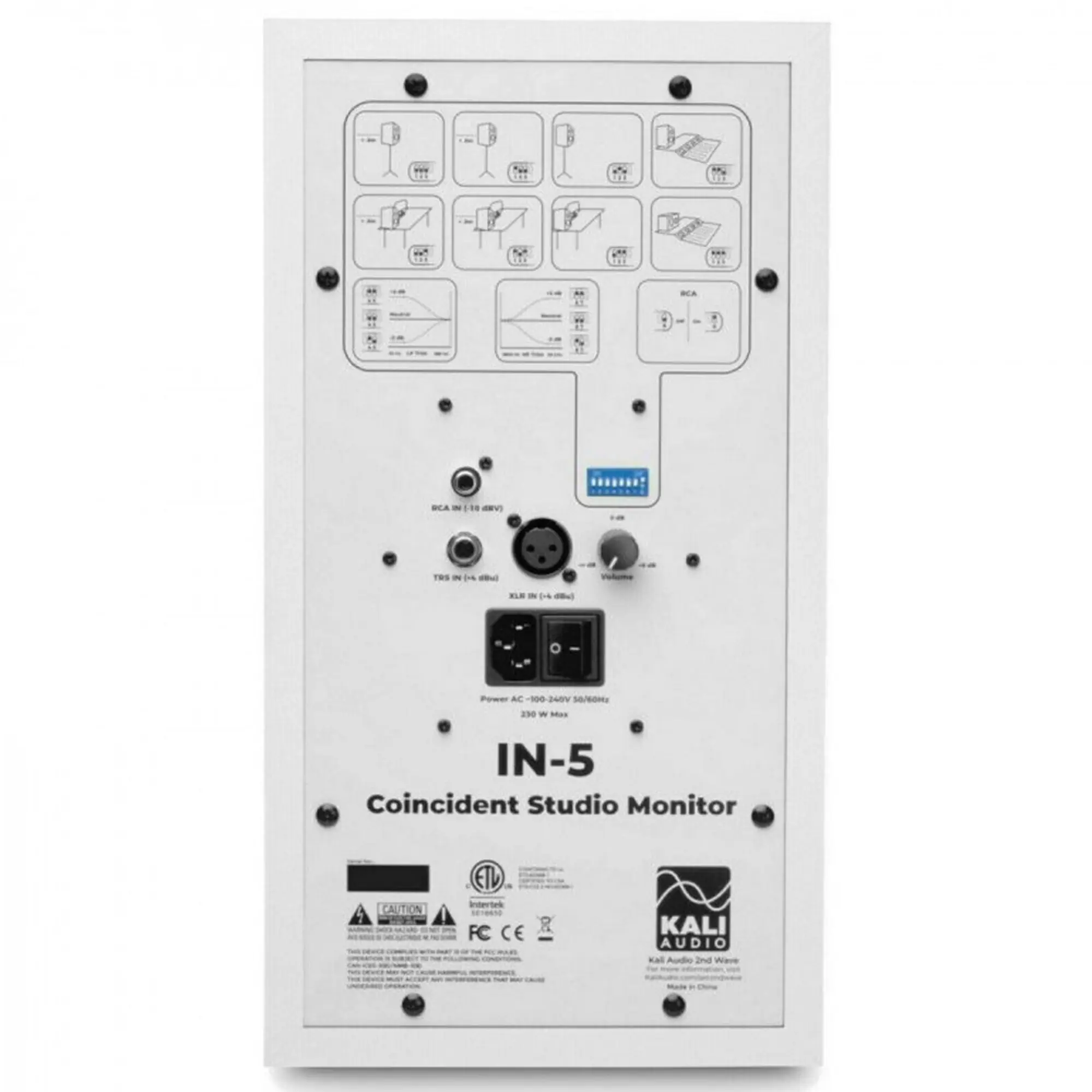 Трёхполосные активные студийные мониторы Kali Audio IN-5W (пара) (5 / 5)