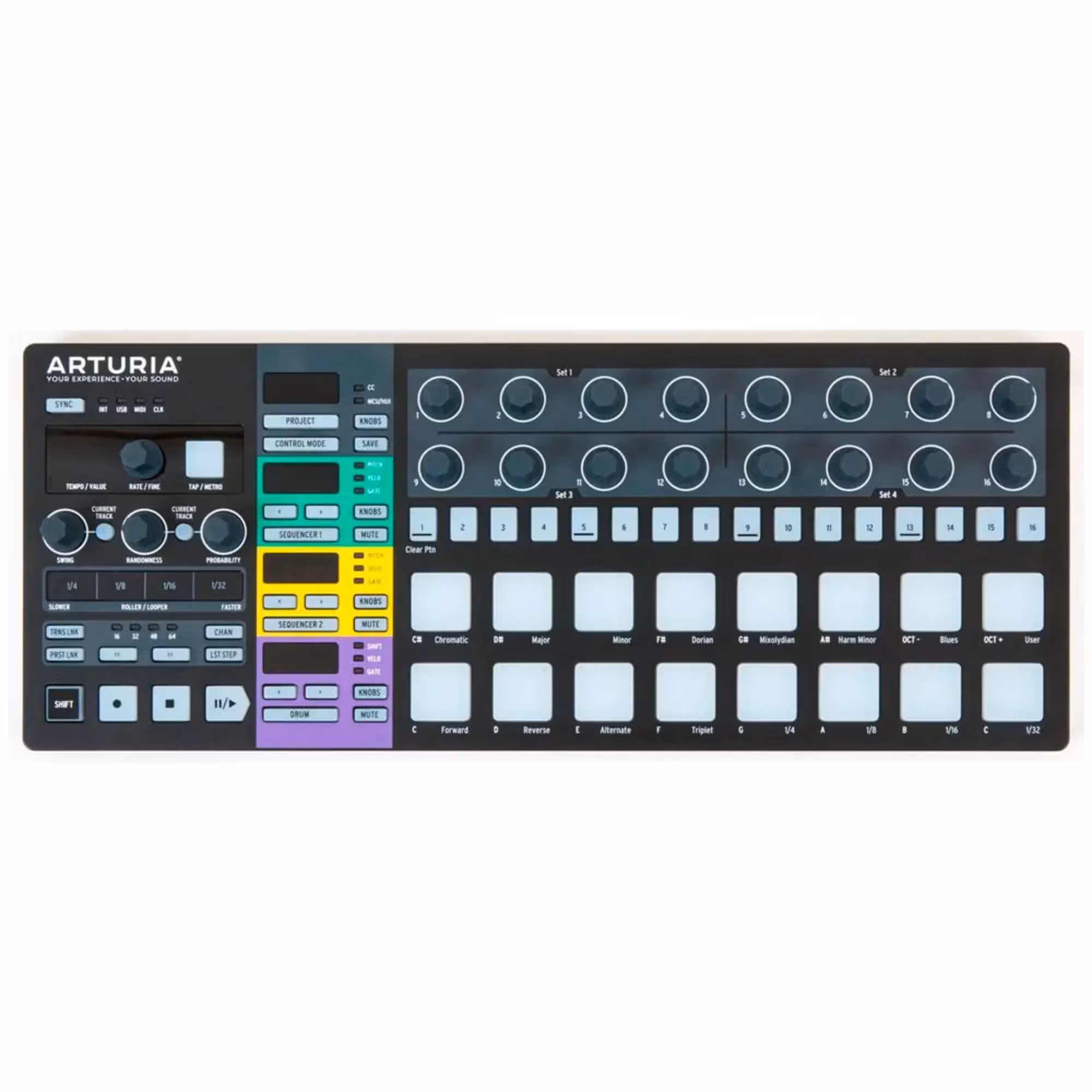 USB MIDI DAW контроллер Arturia BeatStep Pro Black (1 / 3)