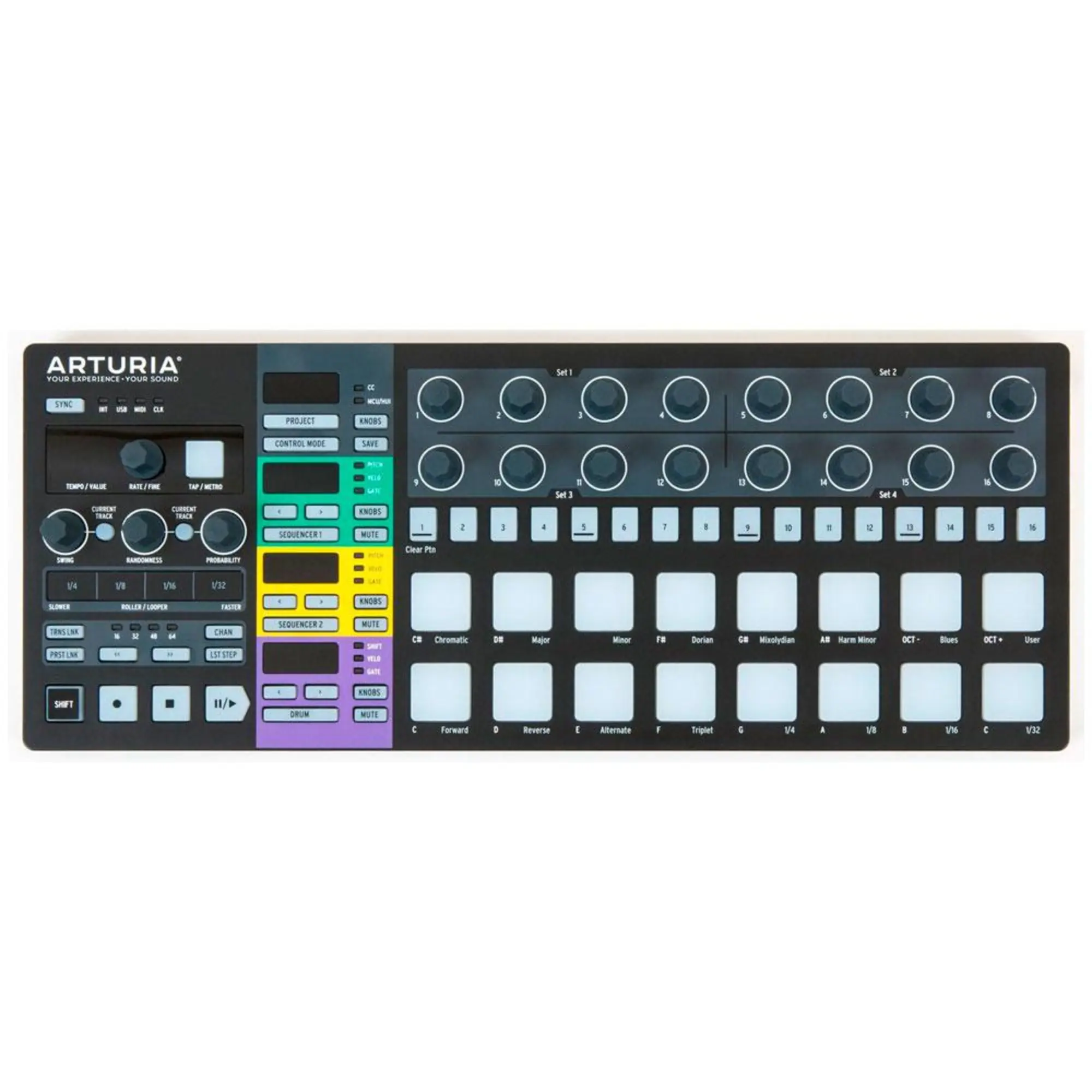 USB MIDI DAW контроллер Arturia BeatStep Pro Black (1 / 3)