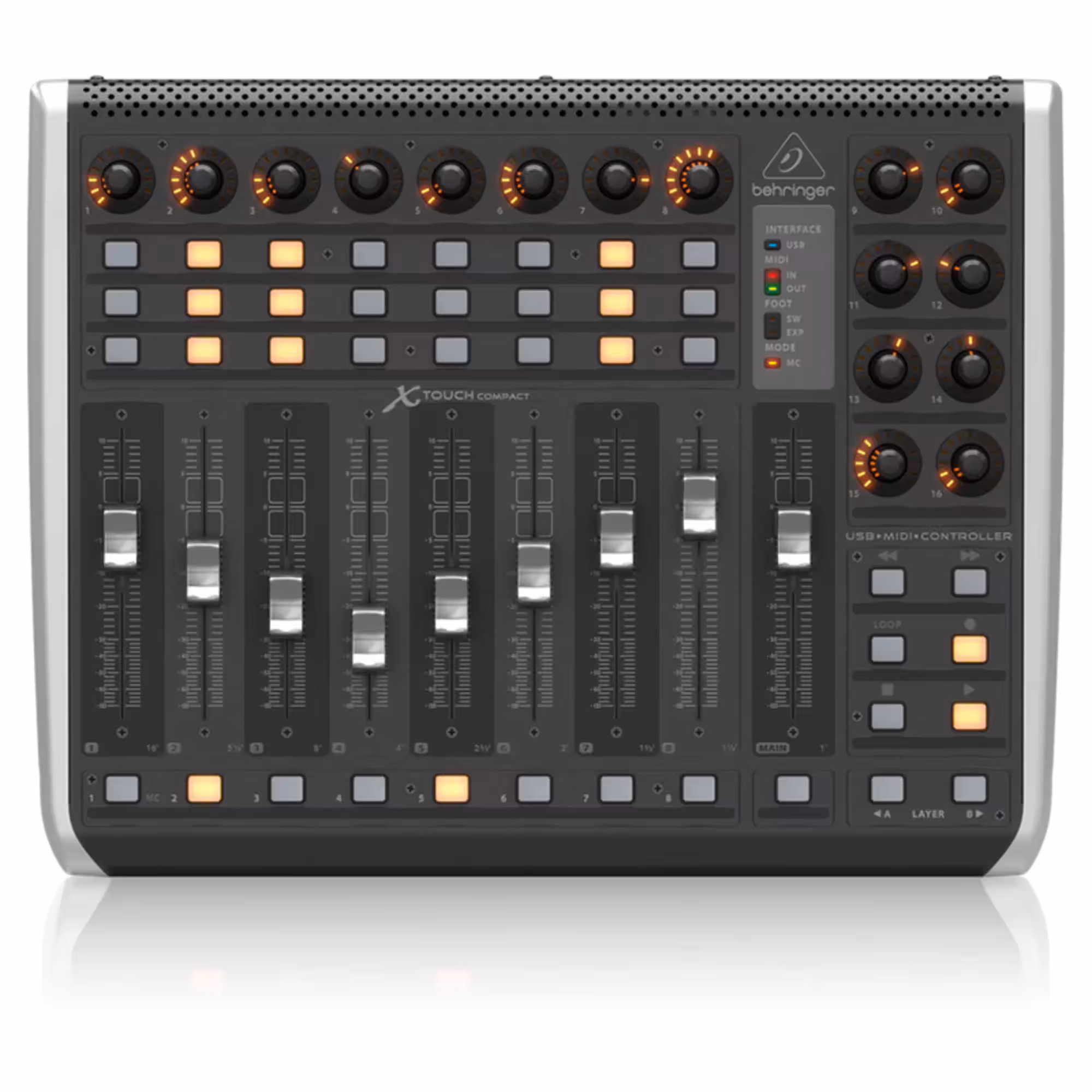 USB MIDI DAW контроллер Behringer X-TOUCH Compact (1 / 5)