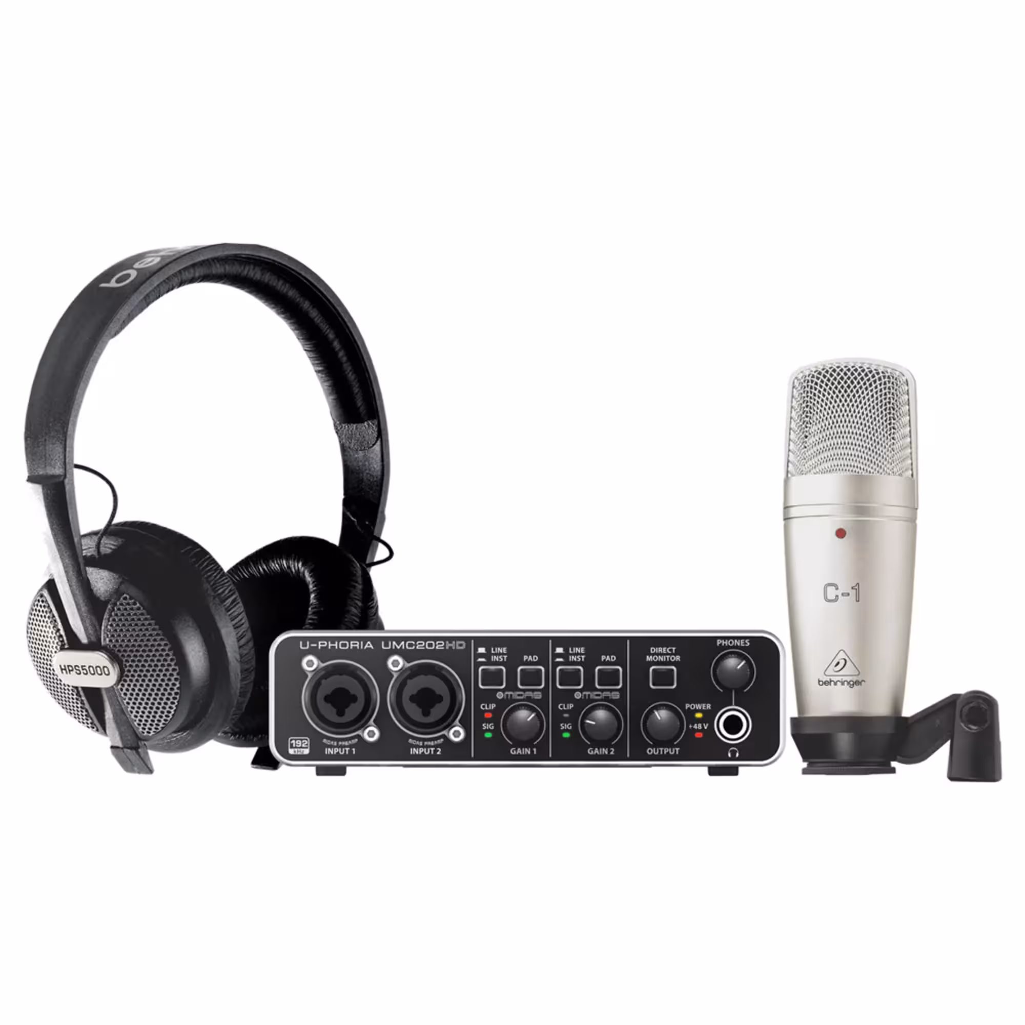 Комплект для звукозаписи Behringer U-Phoria Studio Pro (1 / 6)