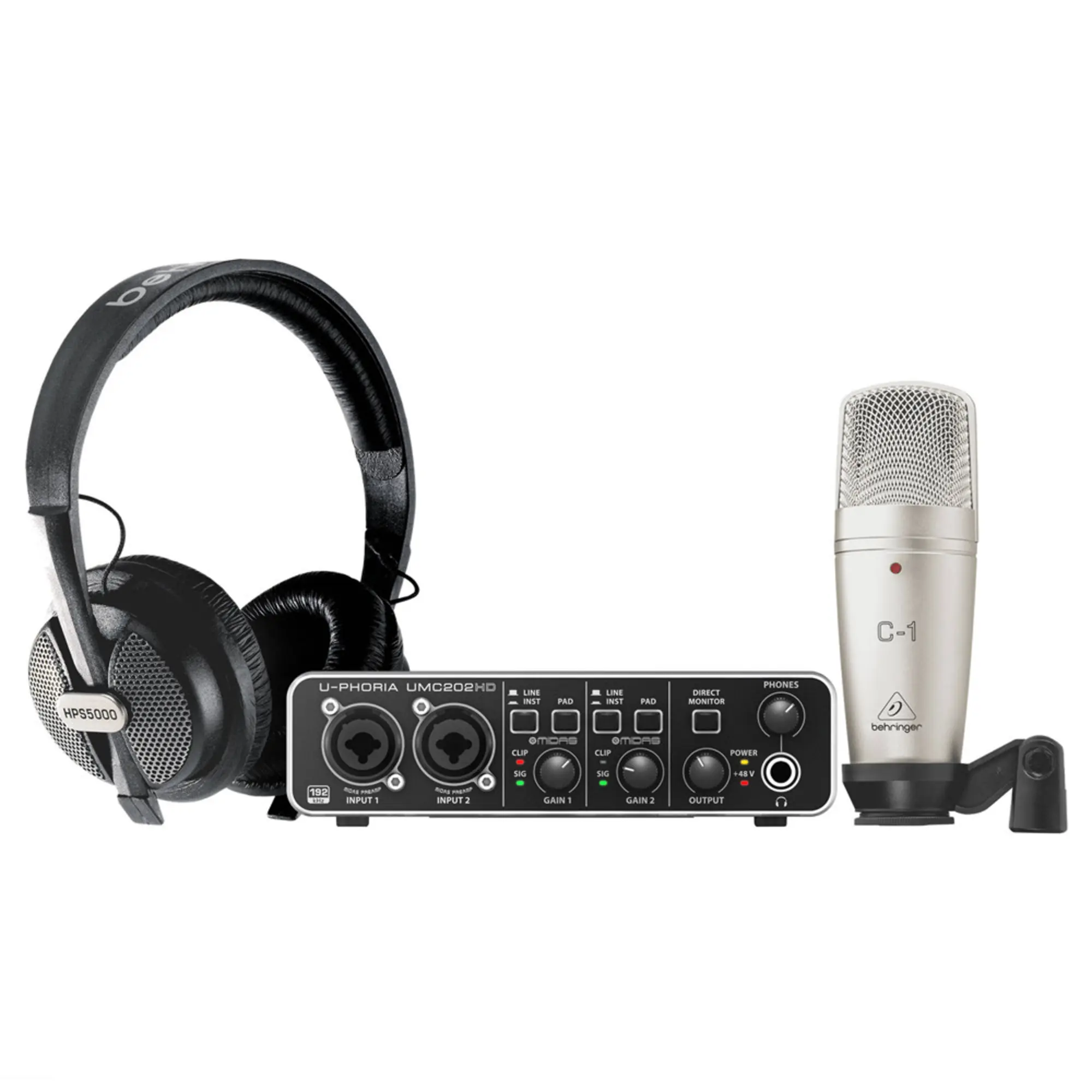 Комплект для звукозаписи Behringer U-Phoria Studio Pro (1 / 6)