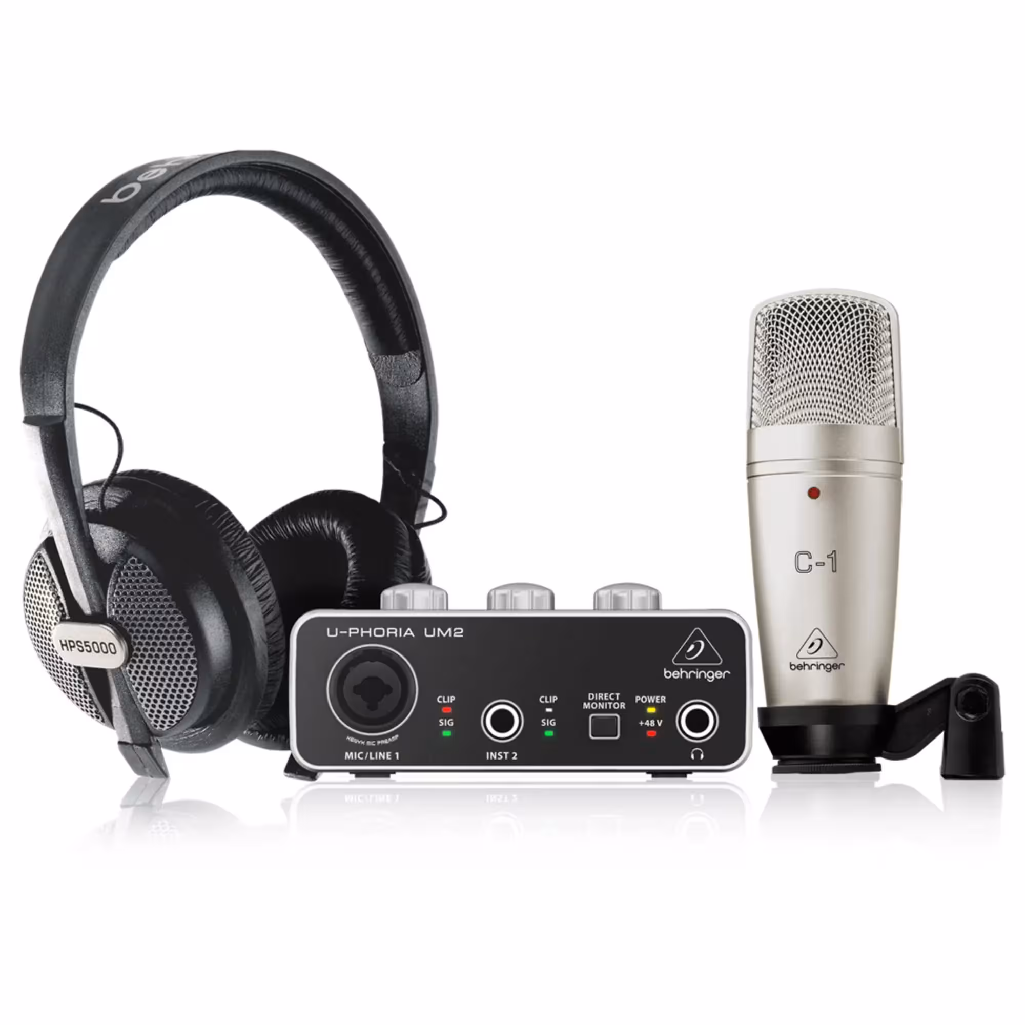 Комплект для звукозаписи Behringer U-Phoria Studio (1 / 4)