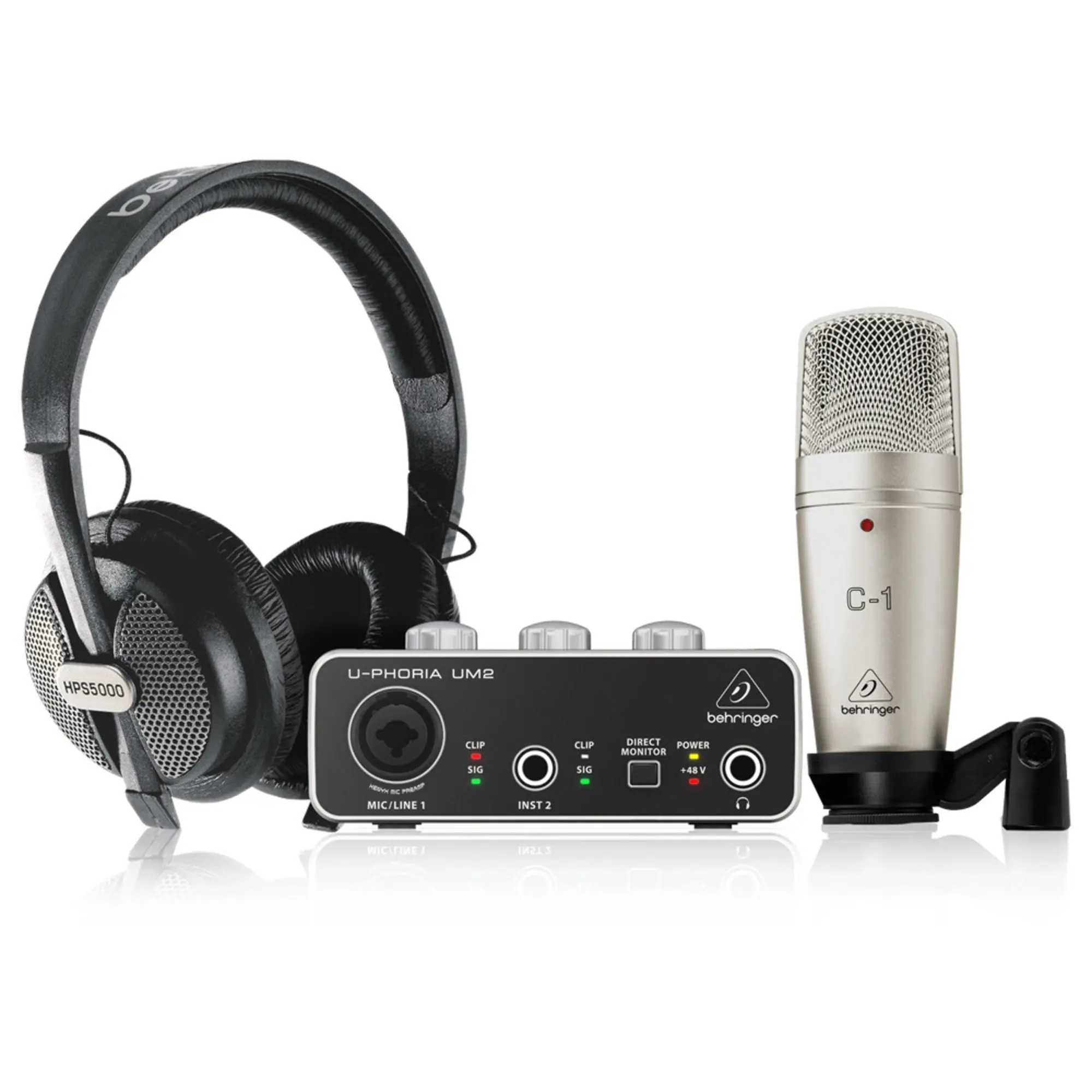 Комплект для звукозаписи Behringer U-Phoria Studio (1 / 4)