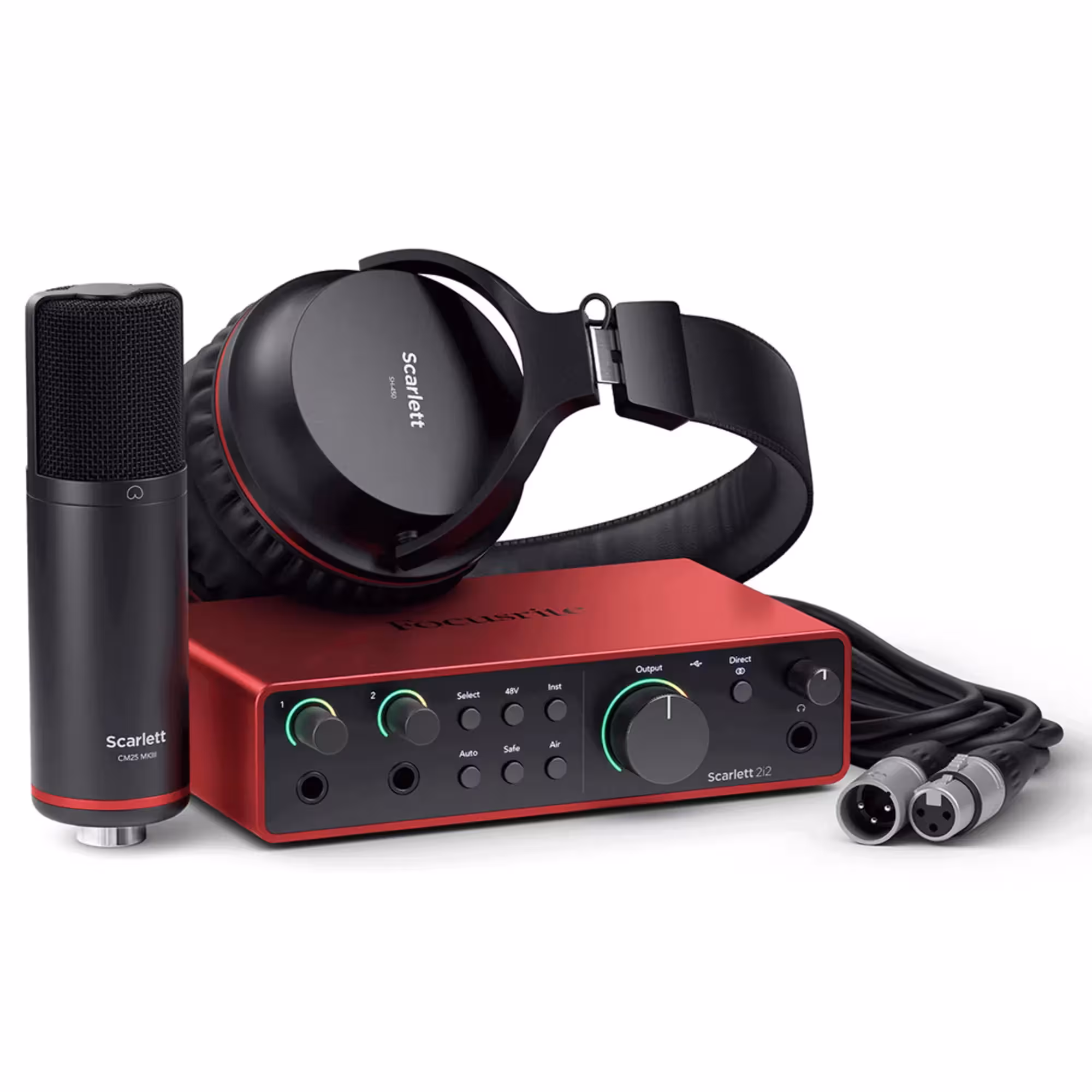Комплект для звукозаписи Focusrite Scarlett 2i2 Studio 4th Gen (1 / 8)