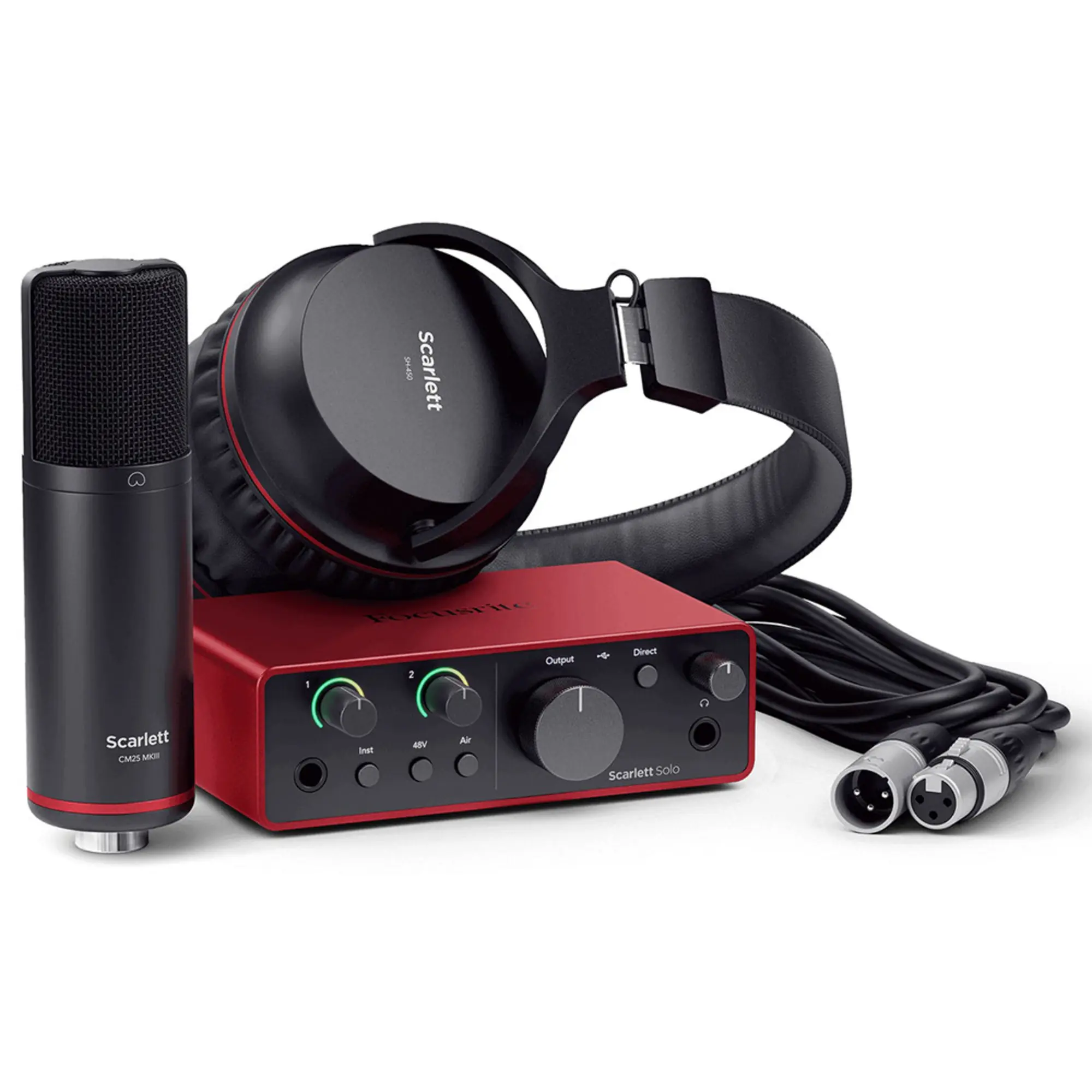 Комплект для звукозаписи Focusrite Scarlett Solo Studio 4th Gen (1 / 6)