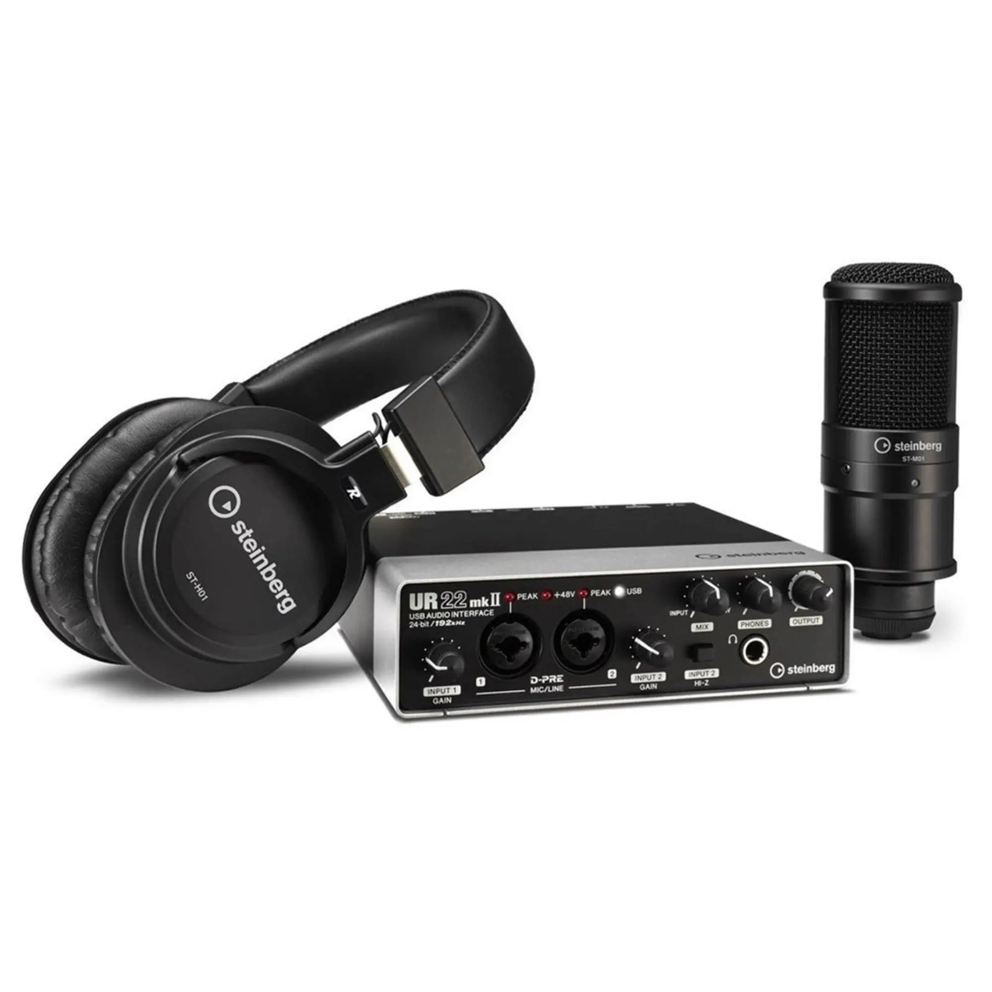 Комплект для звукозаписи Steinberg UR22mkII Recording Pack (1 / 5)