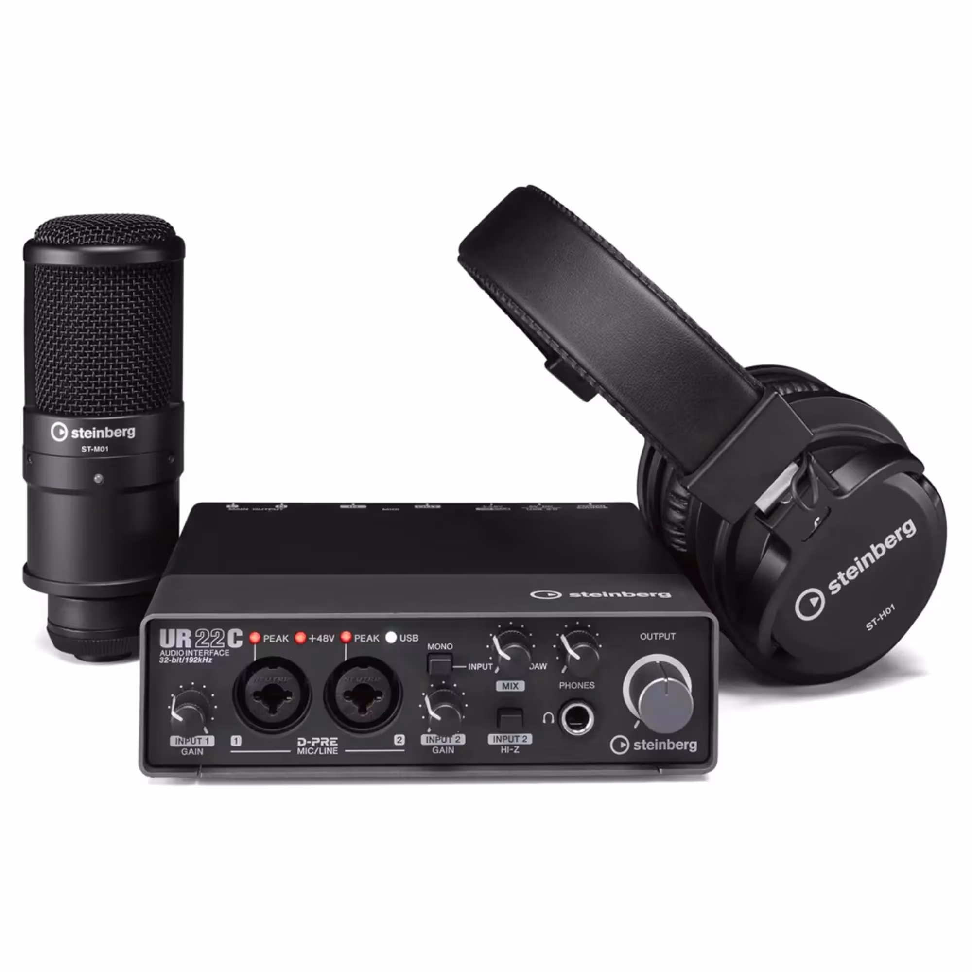 Комплект для звукозаписи Steinberg UR22C Recording Pack (1 / 3)