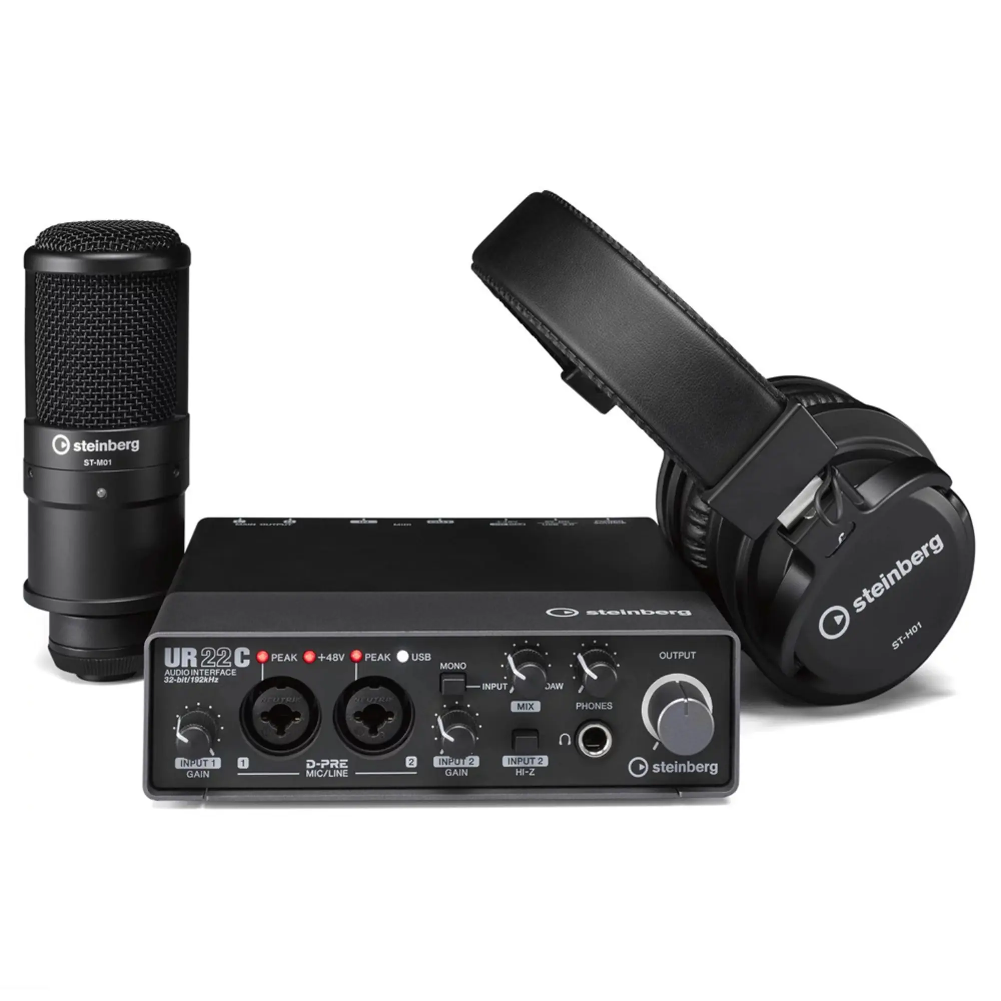 Комплект для звукозаписи Steinberg UR22C Recording Pack (1 / 3)
