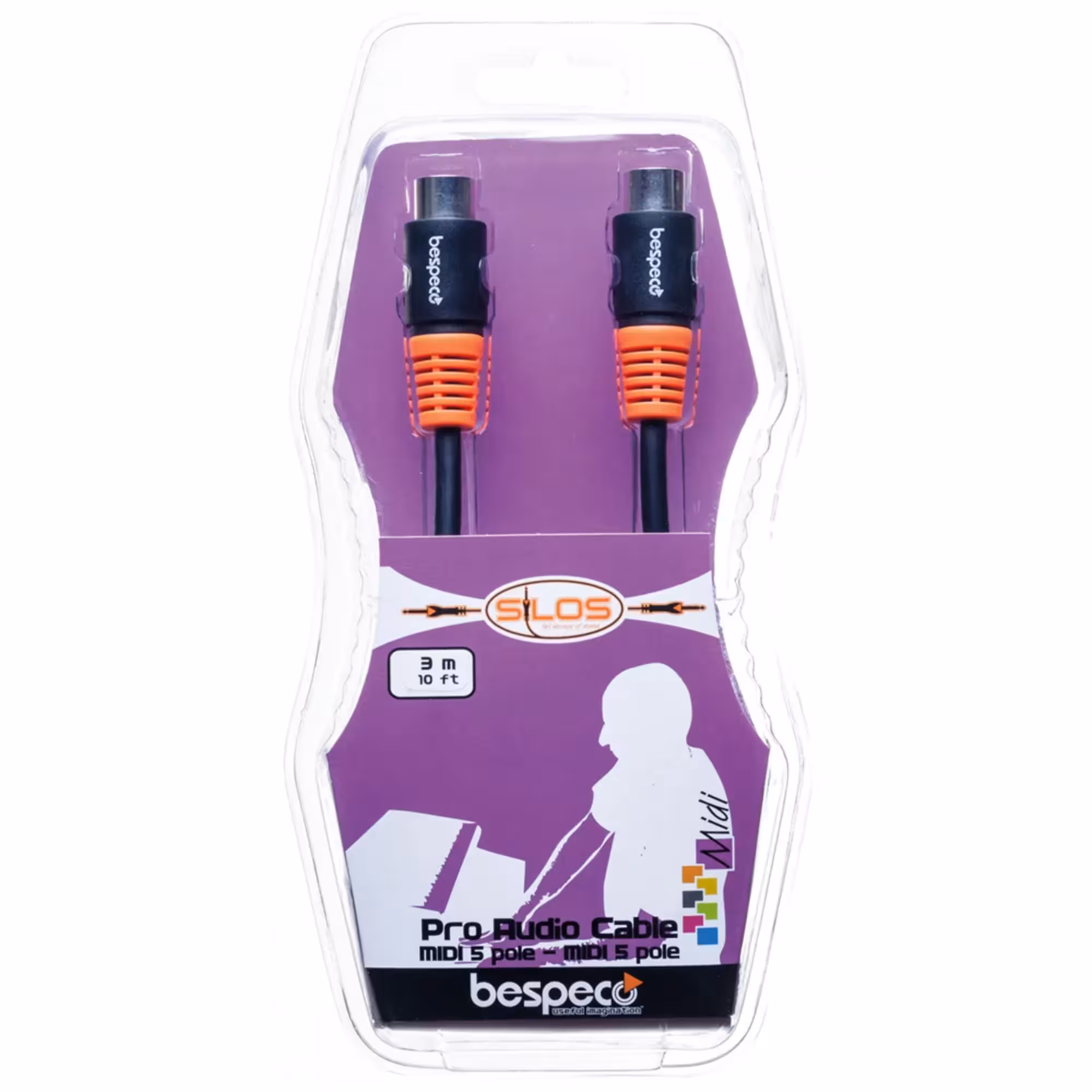 MIDI кабель 3 М Bespeco SLMM300 (2 / 2)