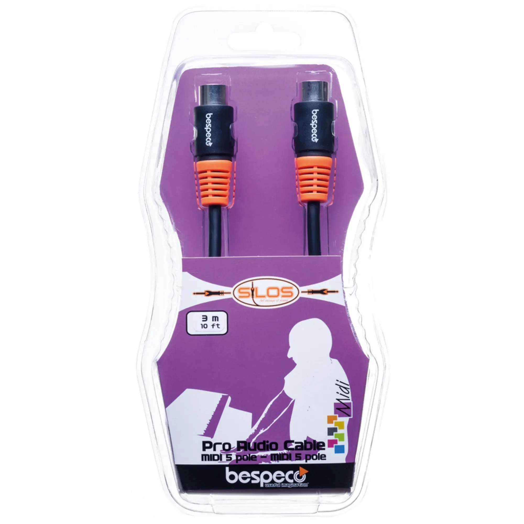 MIDI кабель 3 М Bespeco SLMM300 (2 / 2)