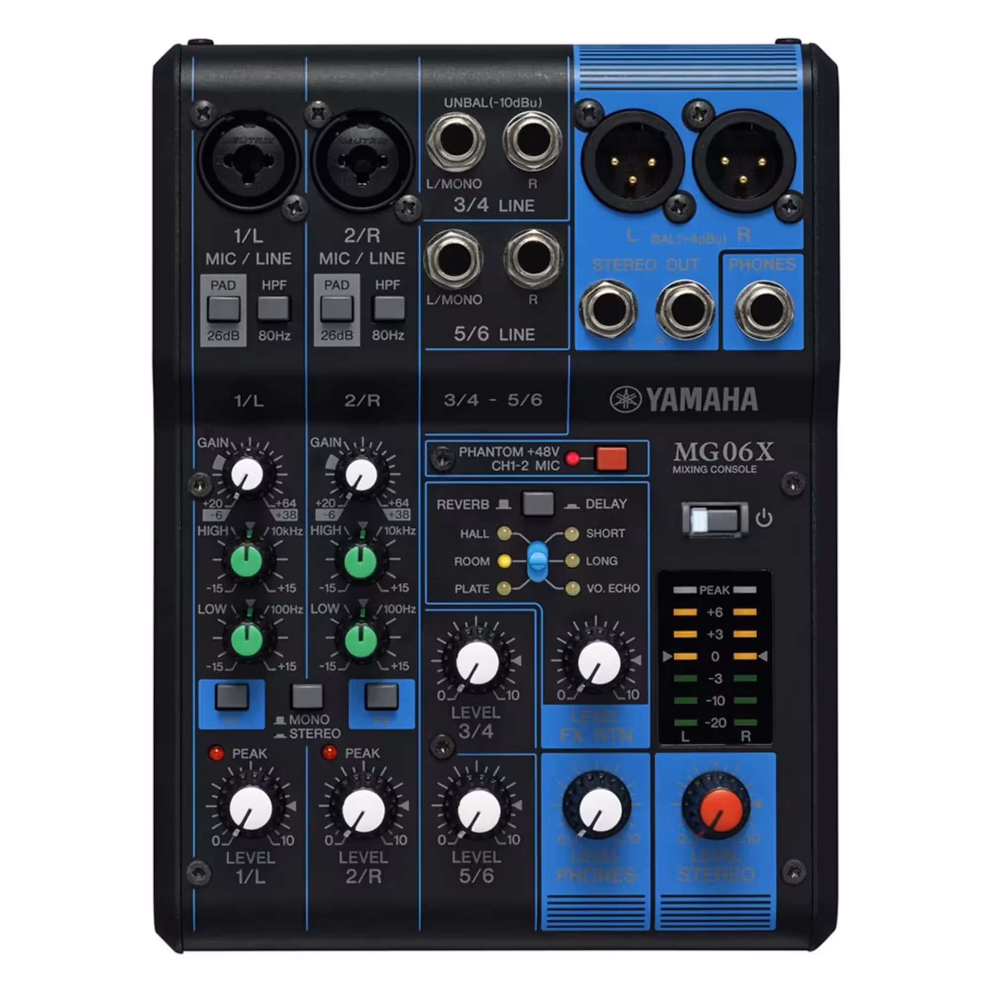 Аналоговый микшерный пульт Yamaha MG06X (1 / 4)