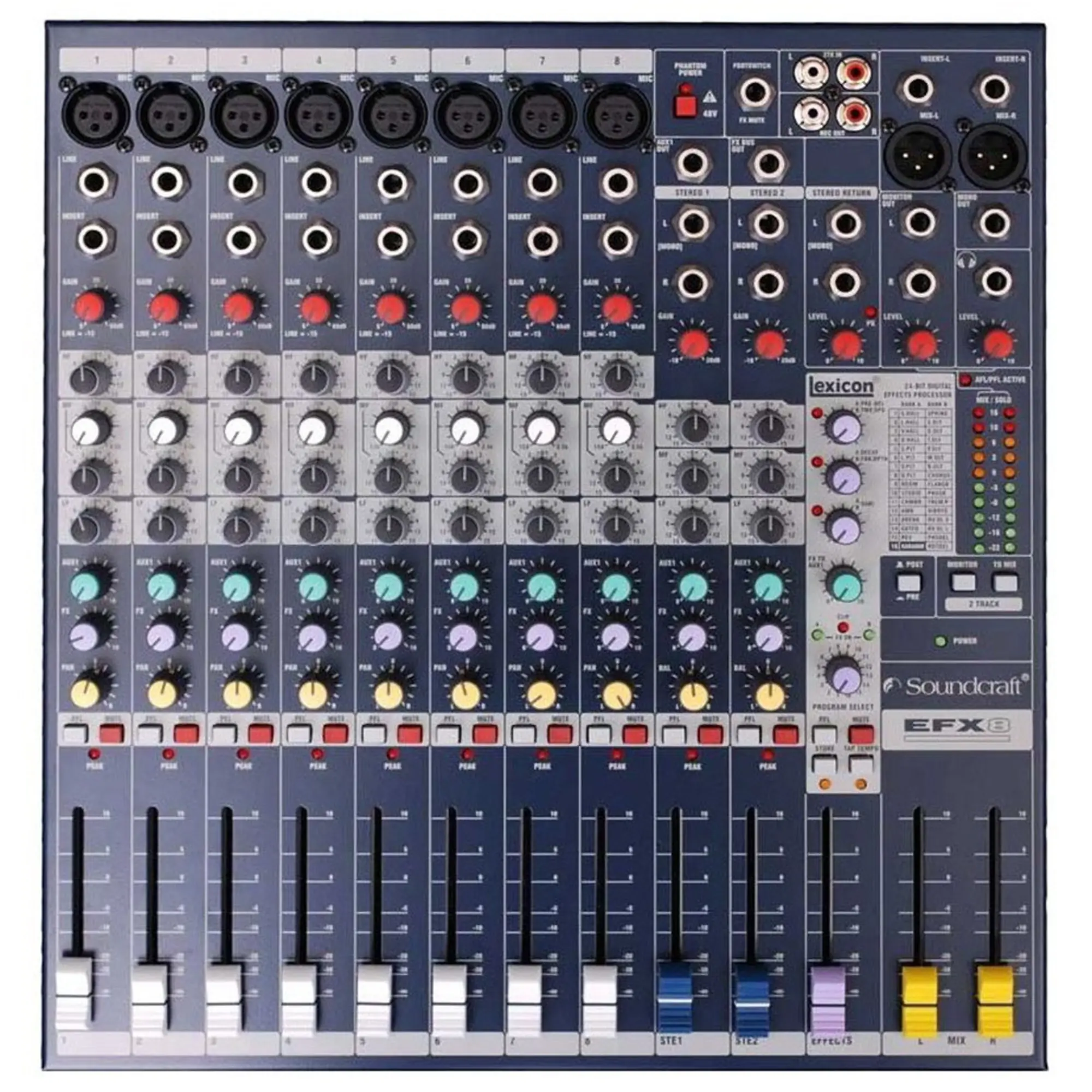 Аналоговый микшерный пульт Soundcraft EFX8 (1 / 3)