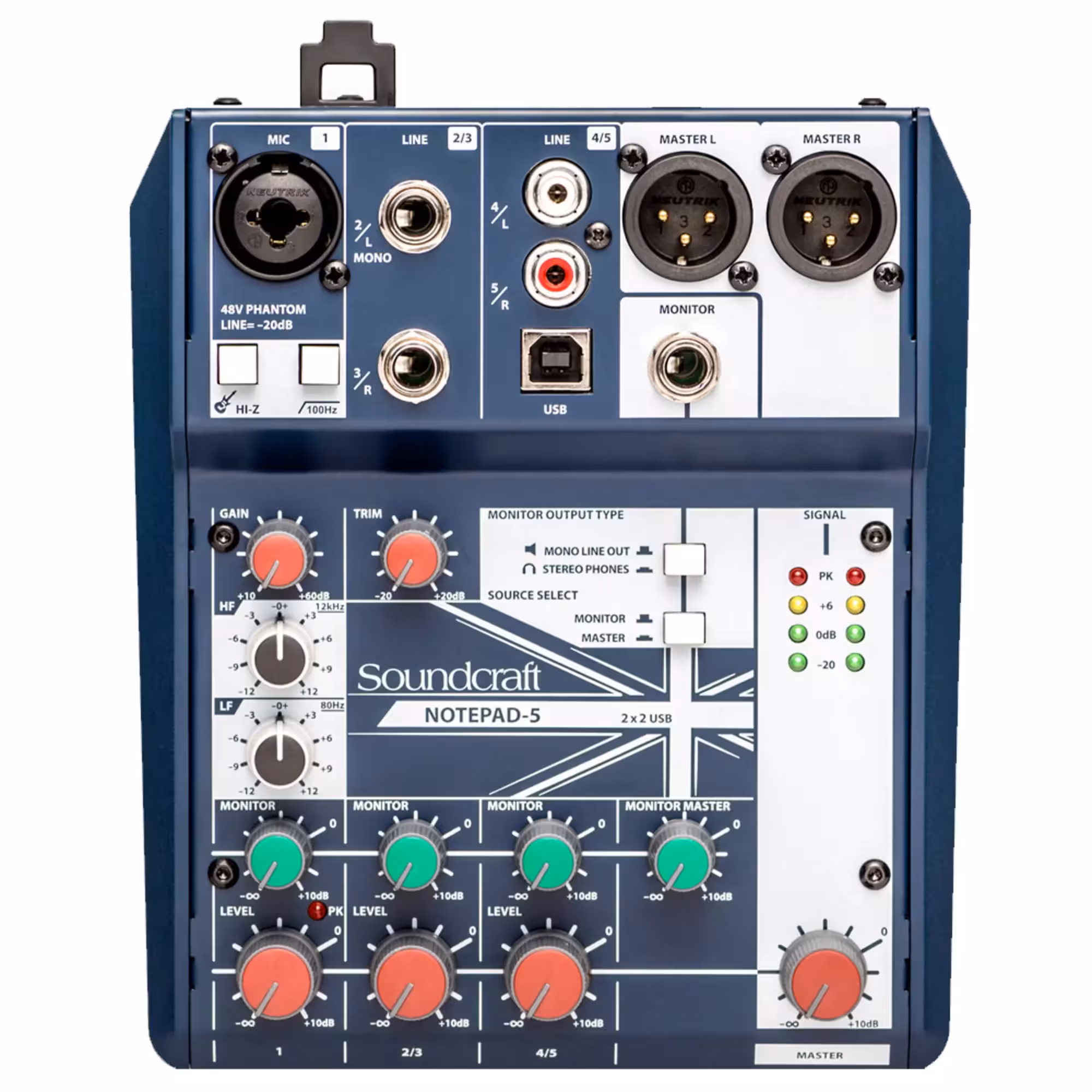 Аналоговый микшерный пульт Soundcraft Notepad-5 (1 / 2)