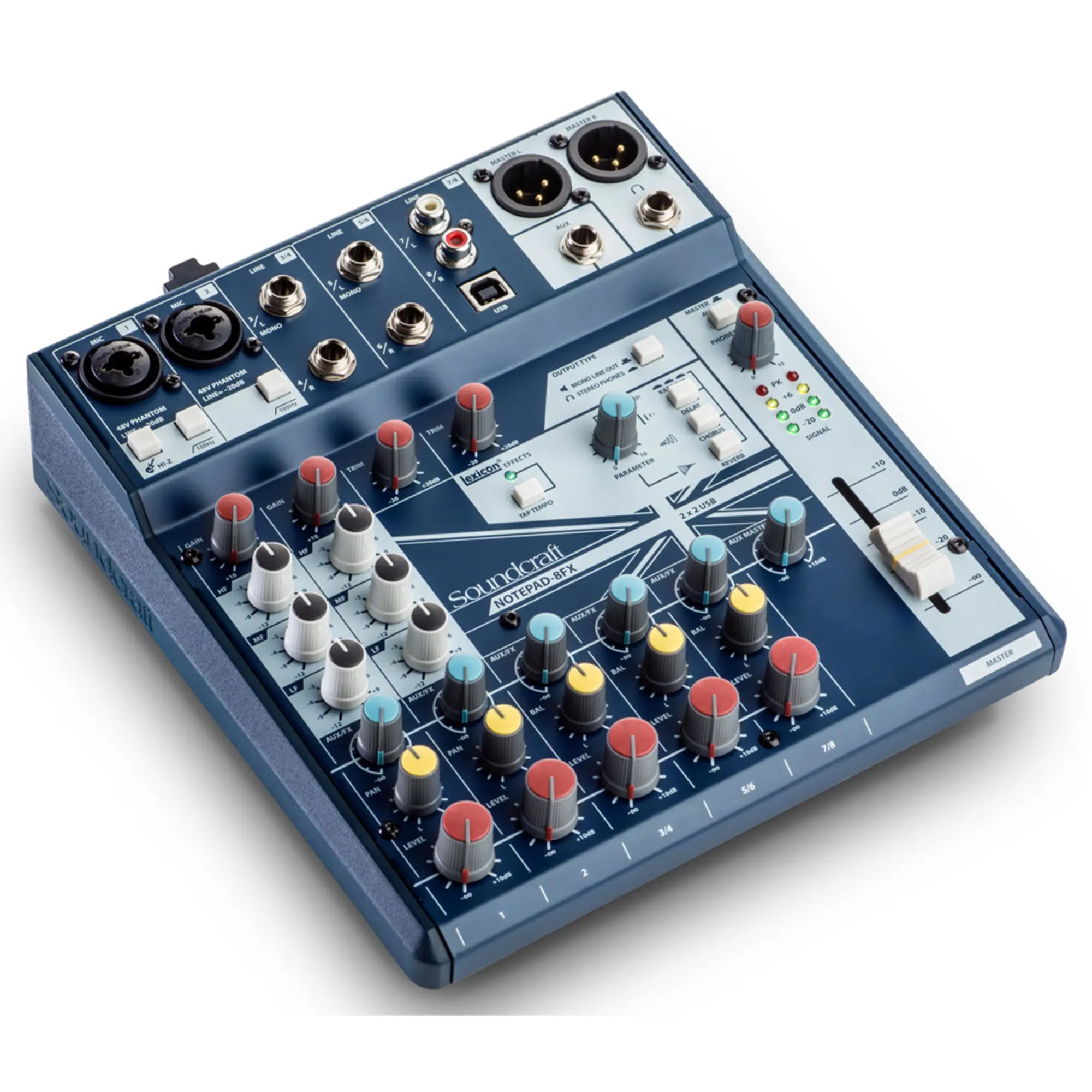 Аналоговый микшерный пульт Soundcraft Notepad-8FX (2 / 4)