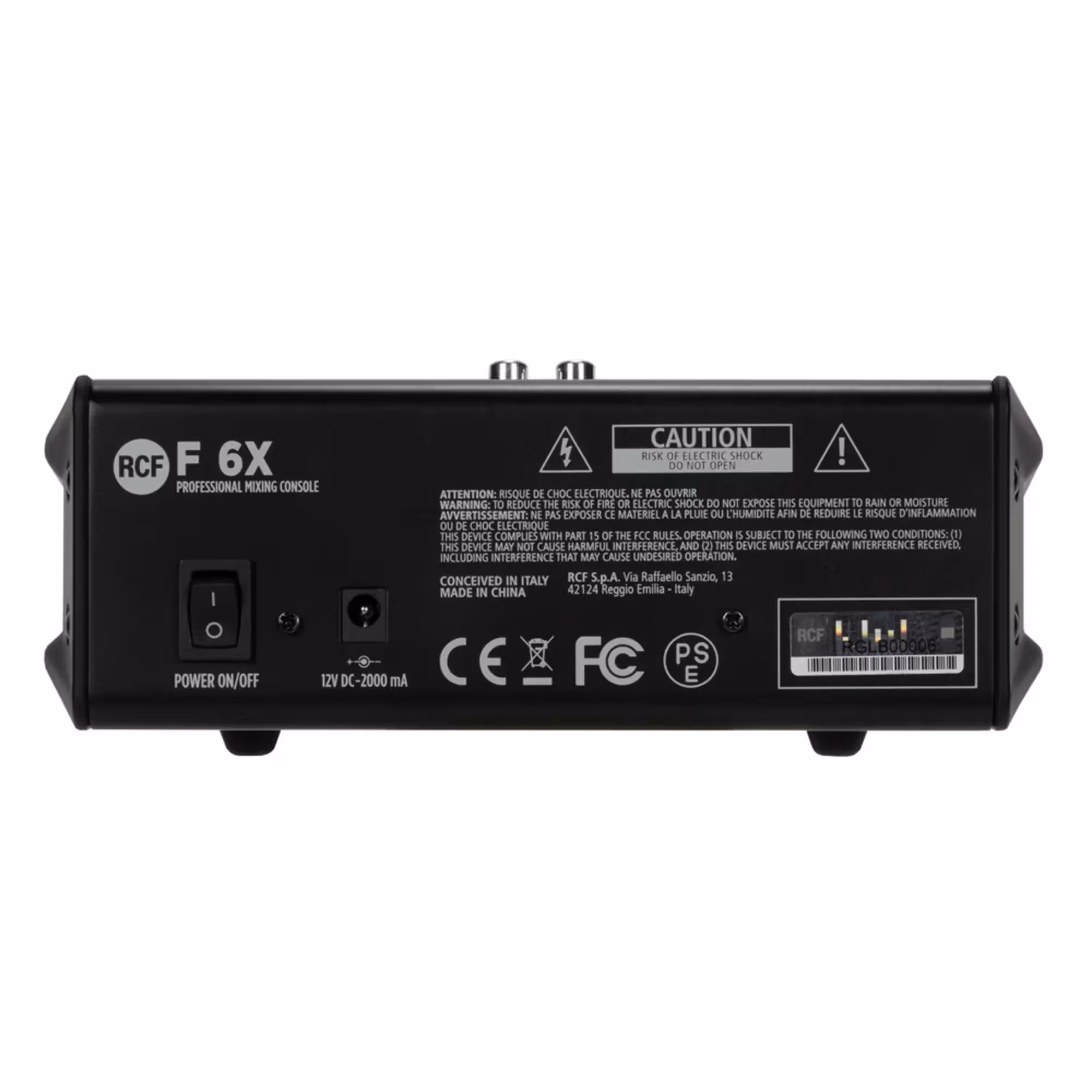 Микшерный пульт RCF F 6X (4 / 9)