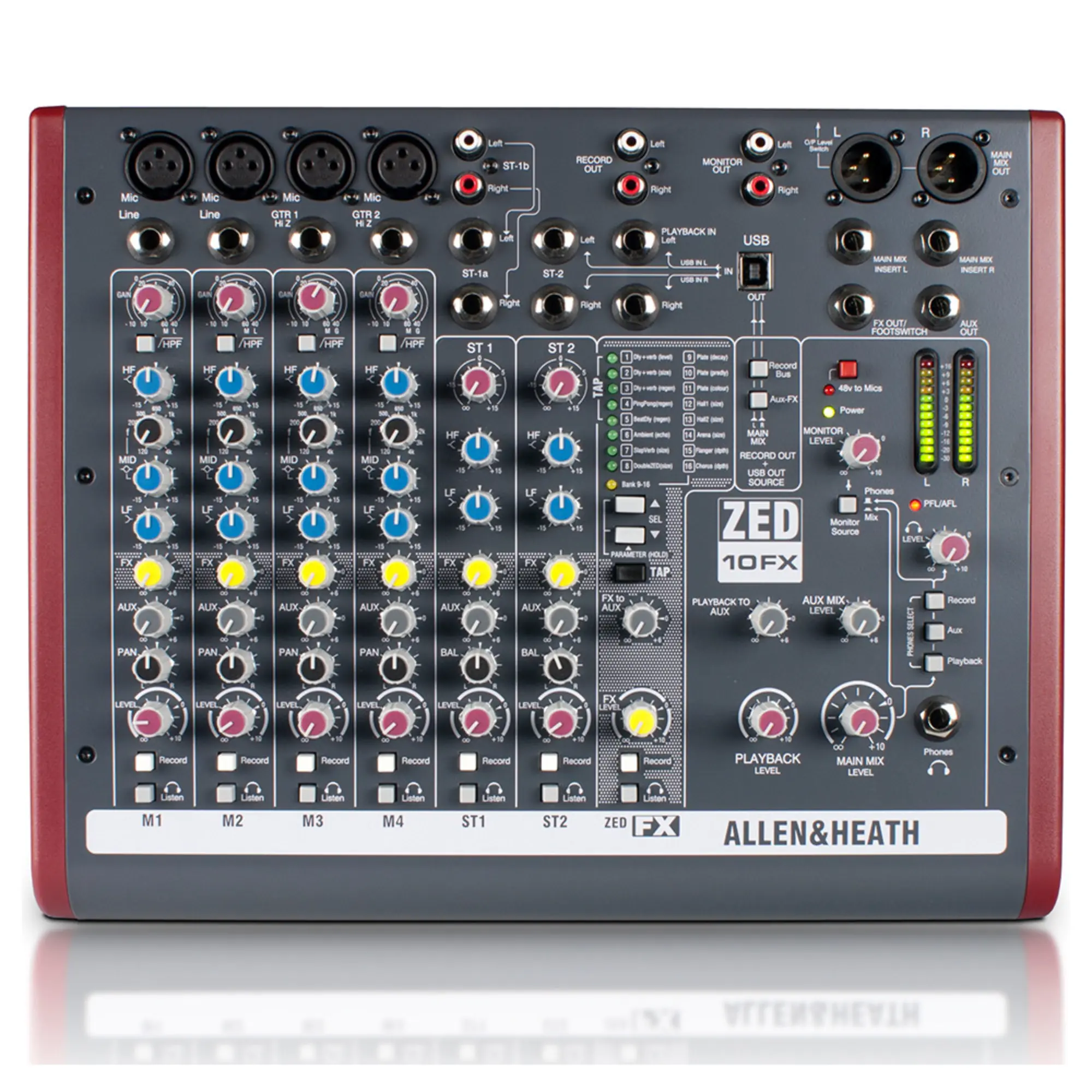 Аналоговый микшерный пульт Allen & Heath ZED-10FX (1 / 8)