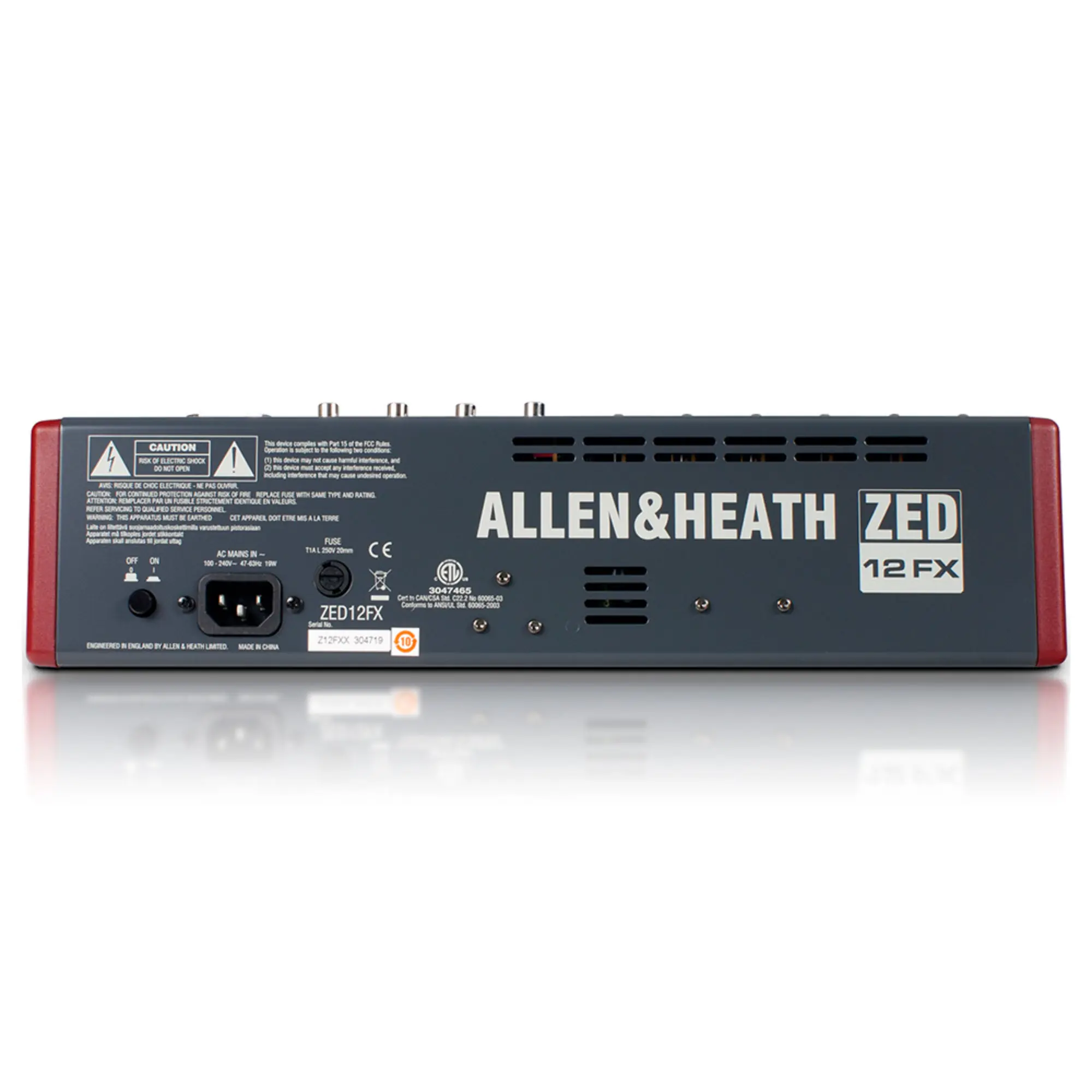 Аналоговый микшерный пульт Allen & Heath ZED-12FX (4 / 4)
