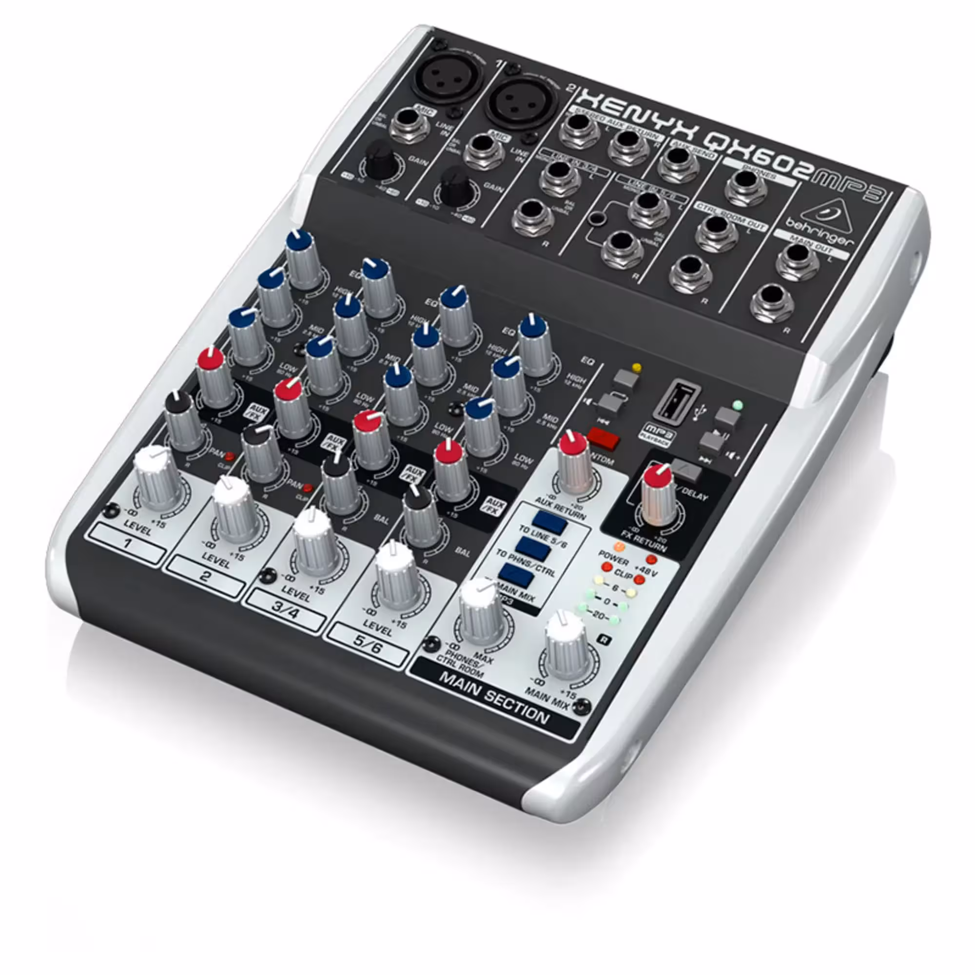 Микшерный пульт Behringer XENYX QX602MP3 (2 / 4)