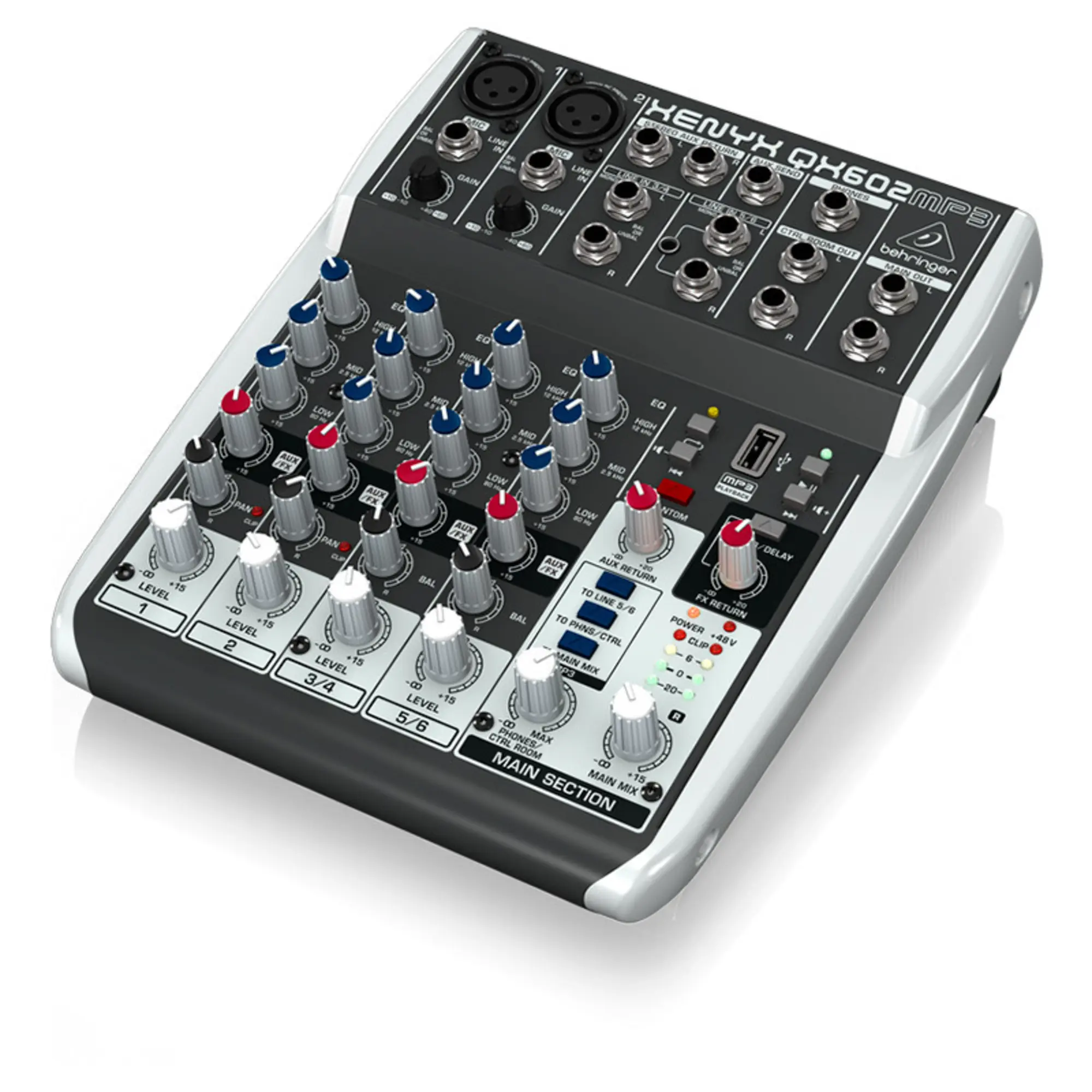 Микшерный пульт Behringer XENYX QX602MP3 (2 / 4)