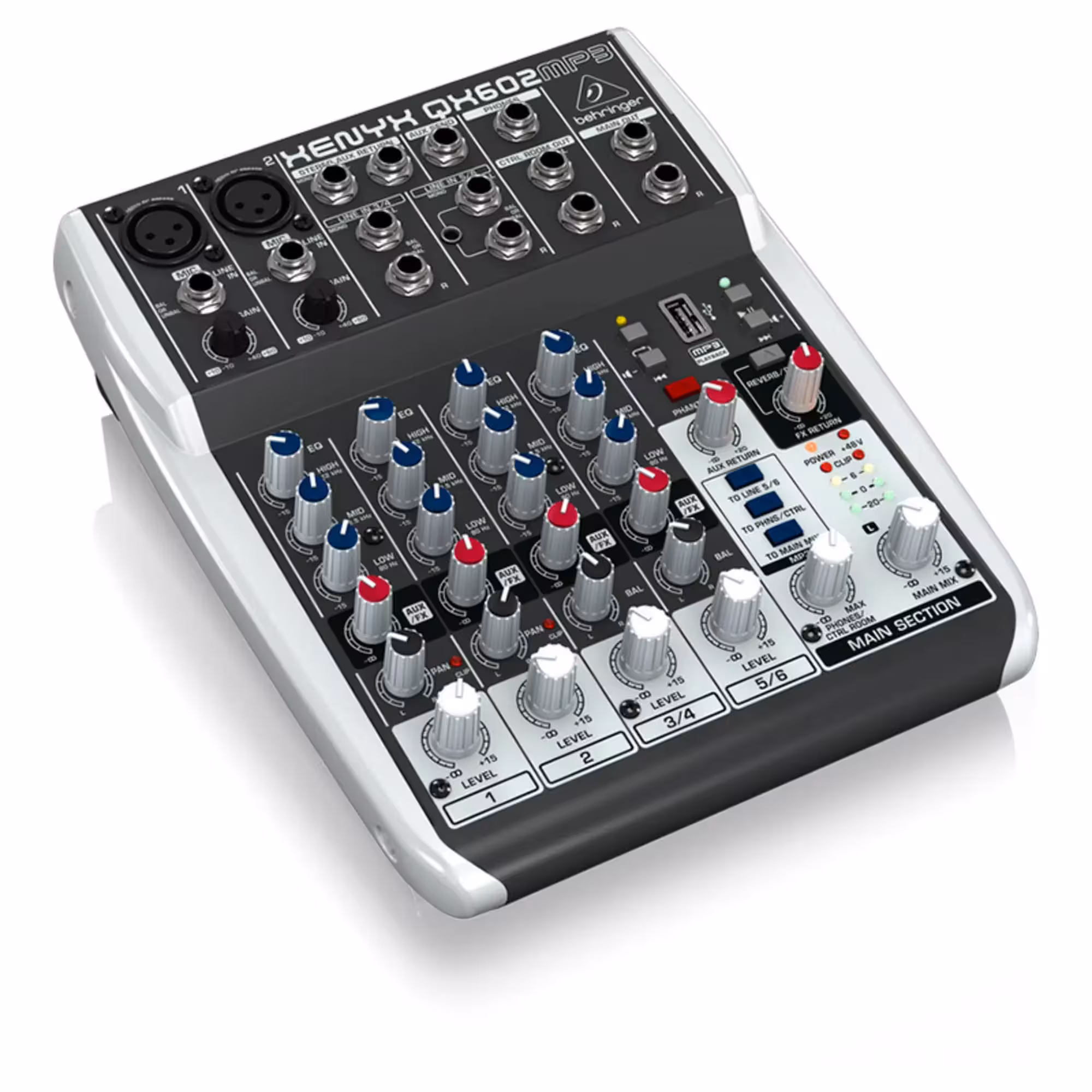 Микшерный пульт Behringer XENYX QX602MP3 (3 / 4)