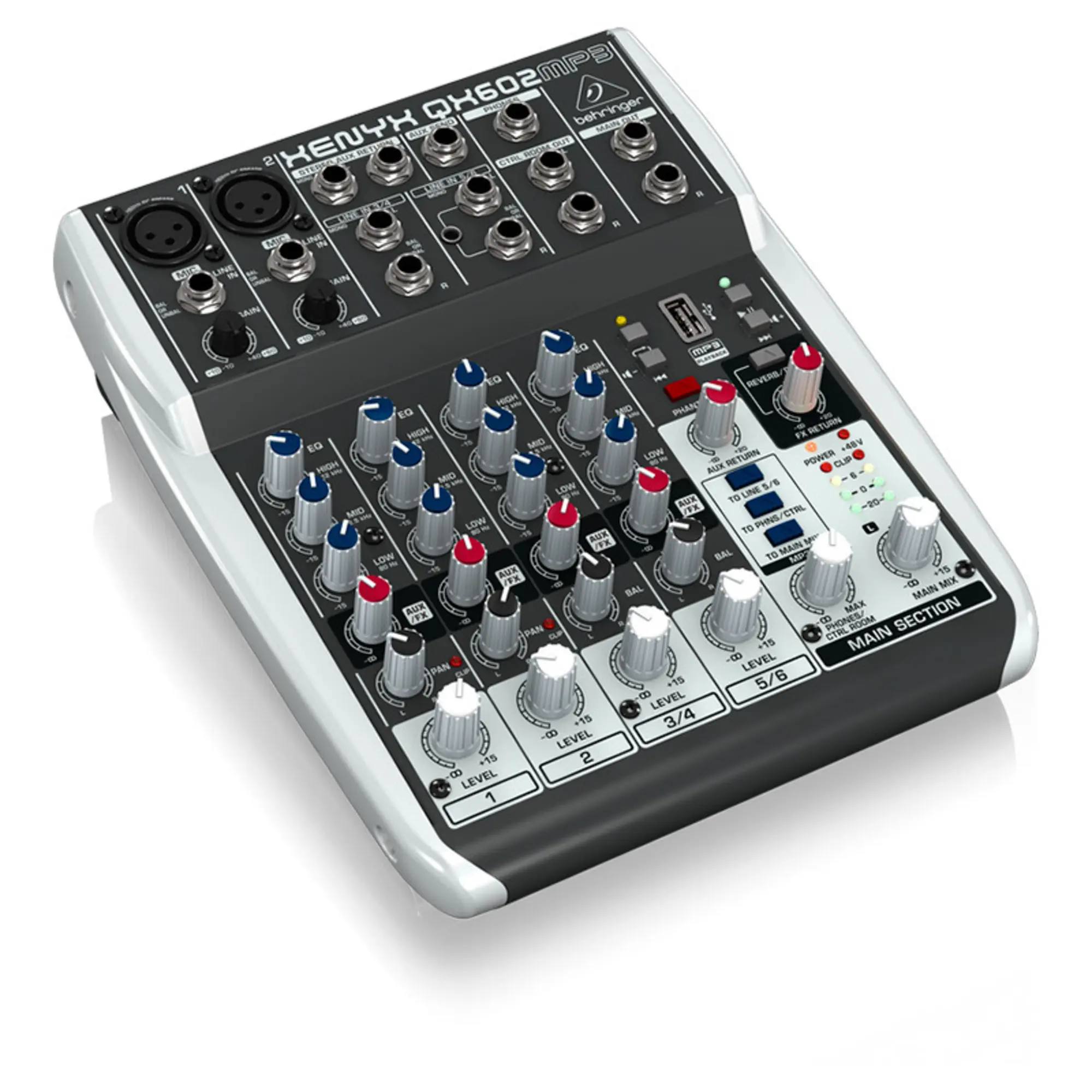Микшерный пульт Behringer XENYX QX602MP3 (3 / 4)