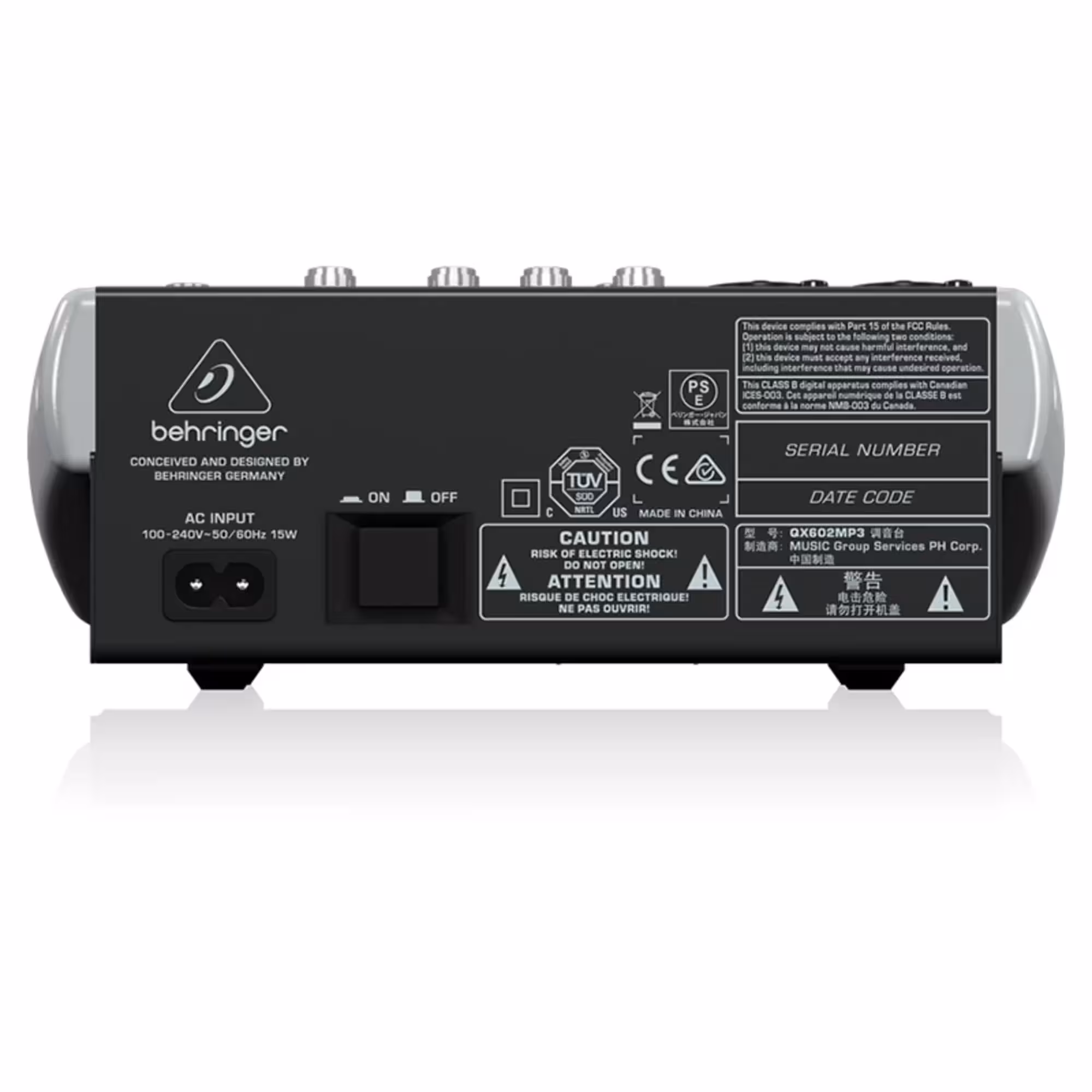 Микшерный пульт Behringer XENYX QX602MP3 (4 / 4)