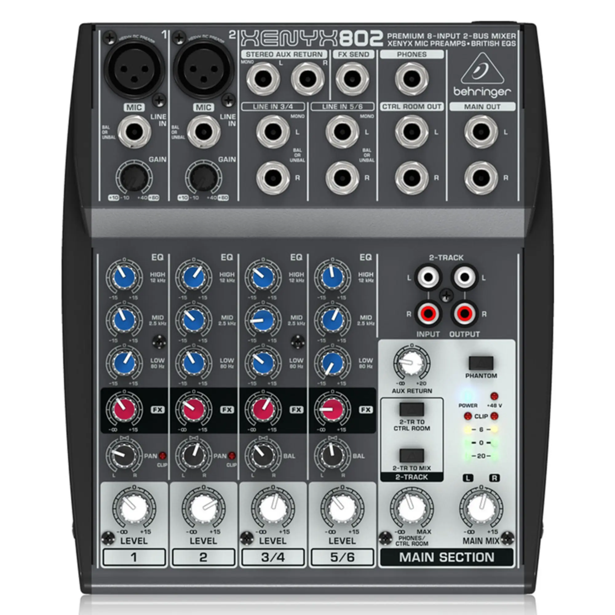 Аналоговый микшерный пульт Behringer 802 (1 / 4)
