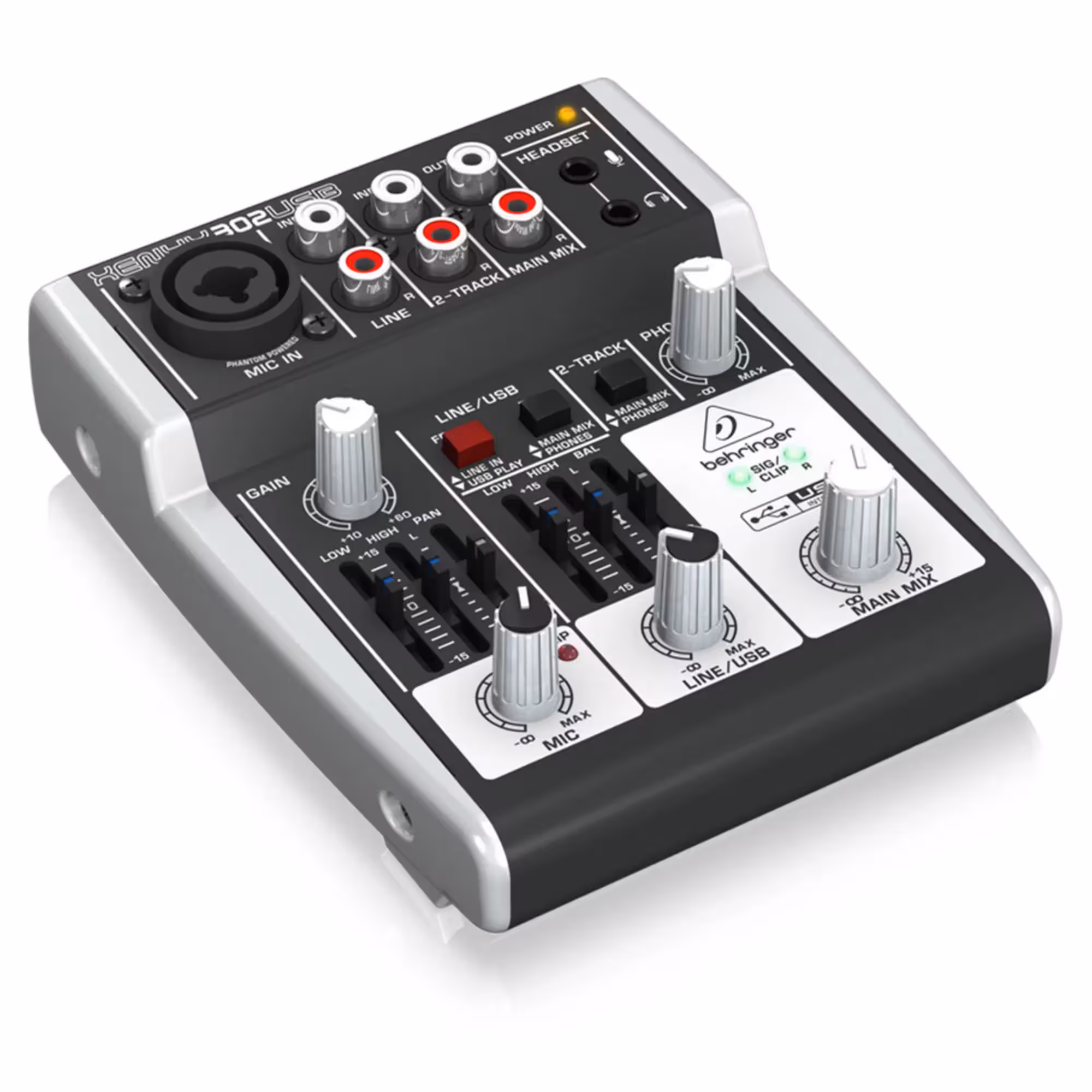 Аналоговый микшерный пульт Behringer 302USB (2 / 4)