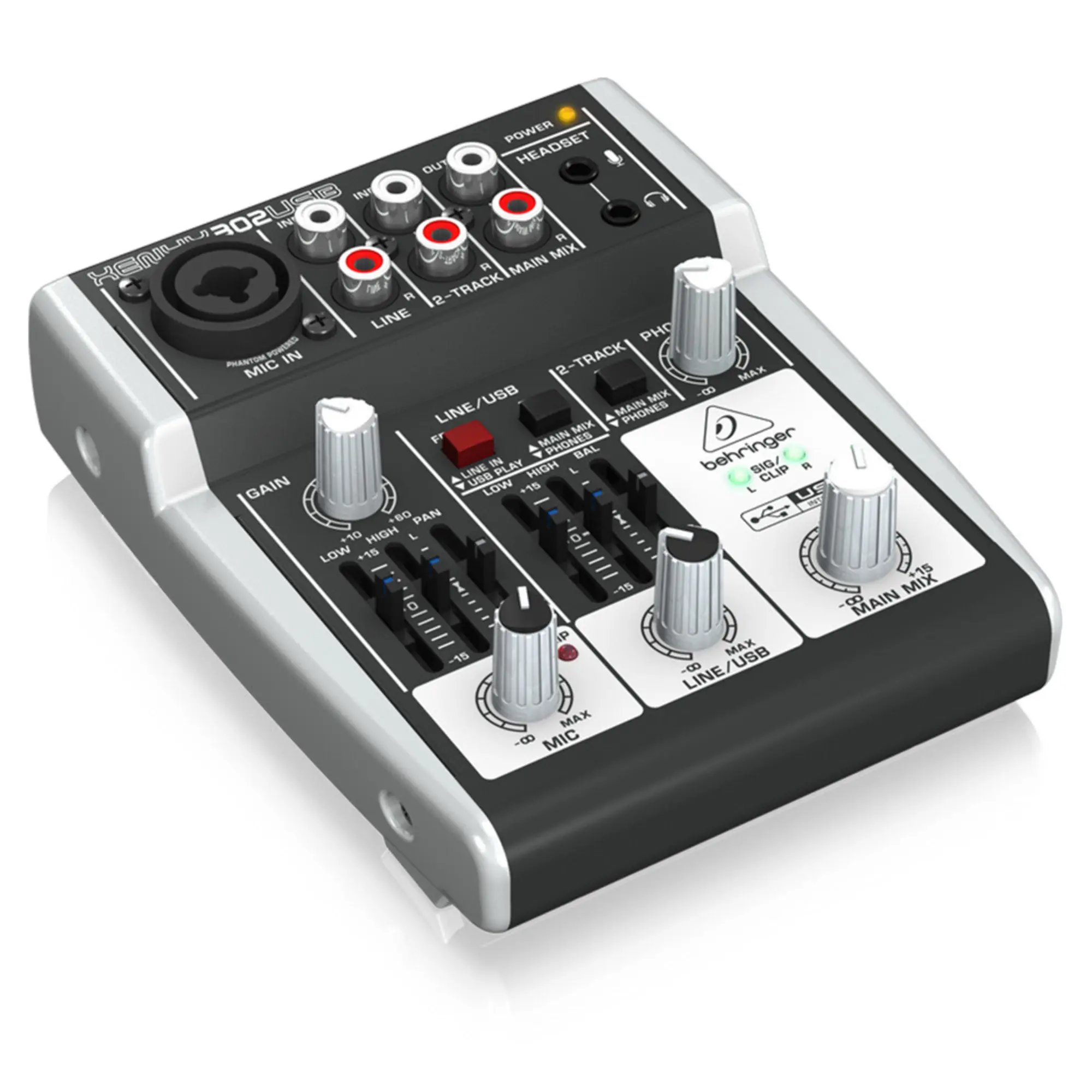Аналоговый микшерный пульт Behringer 302USB (2 / 4)