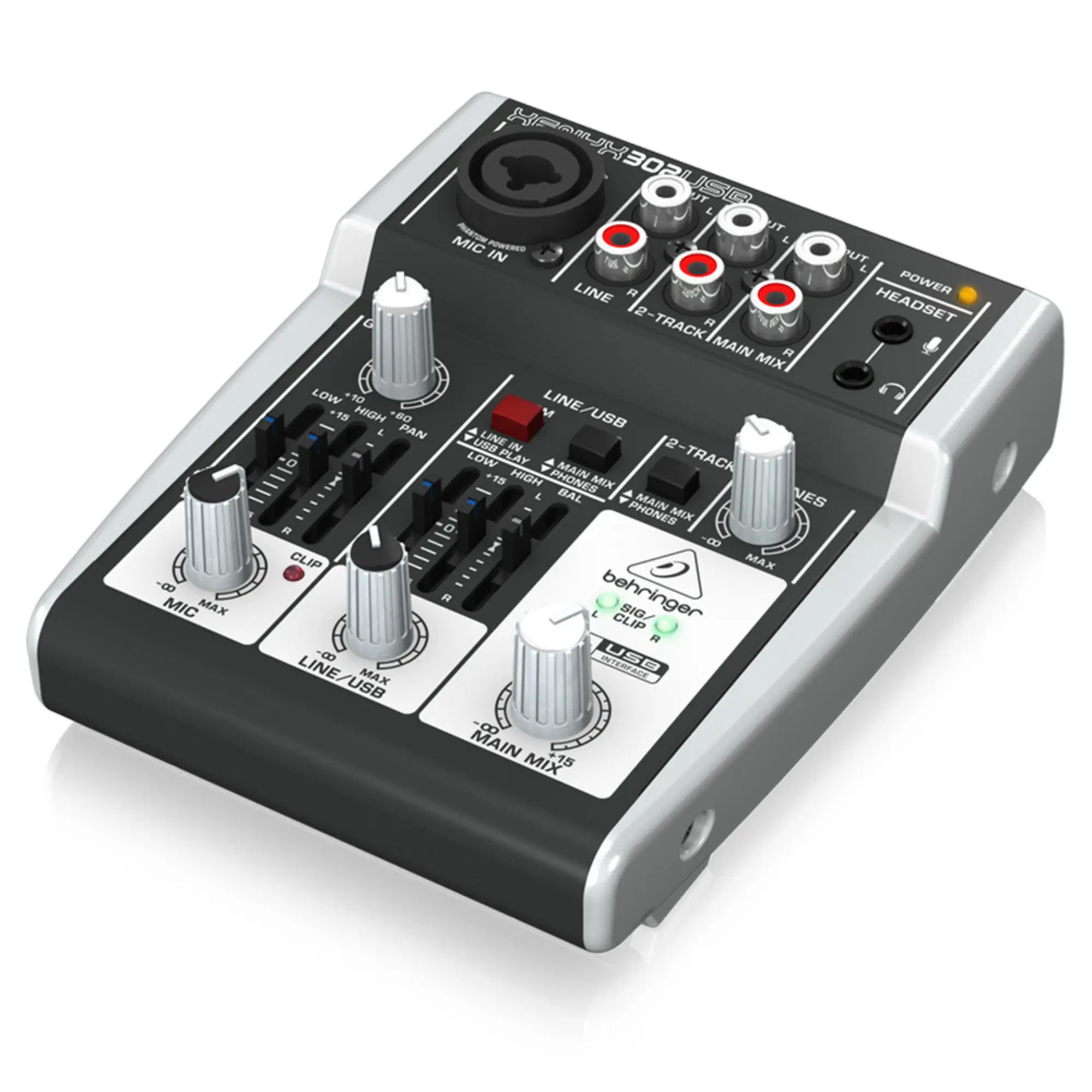 Аналоговый микшерный пульт Behringer 302USB (3 / 4)