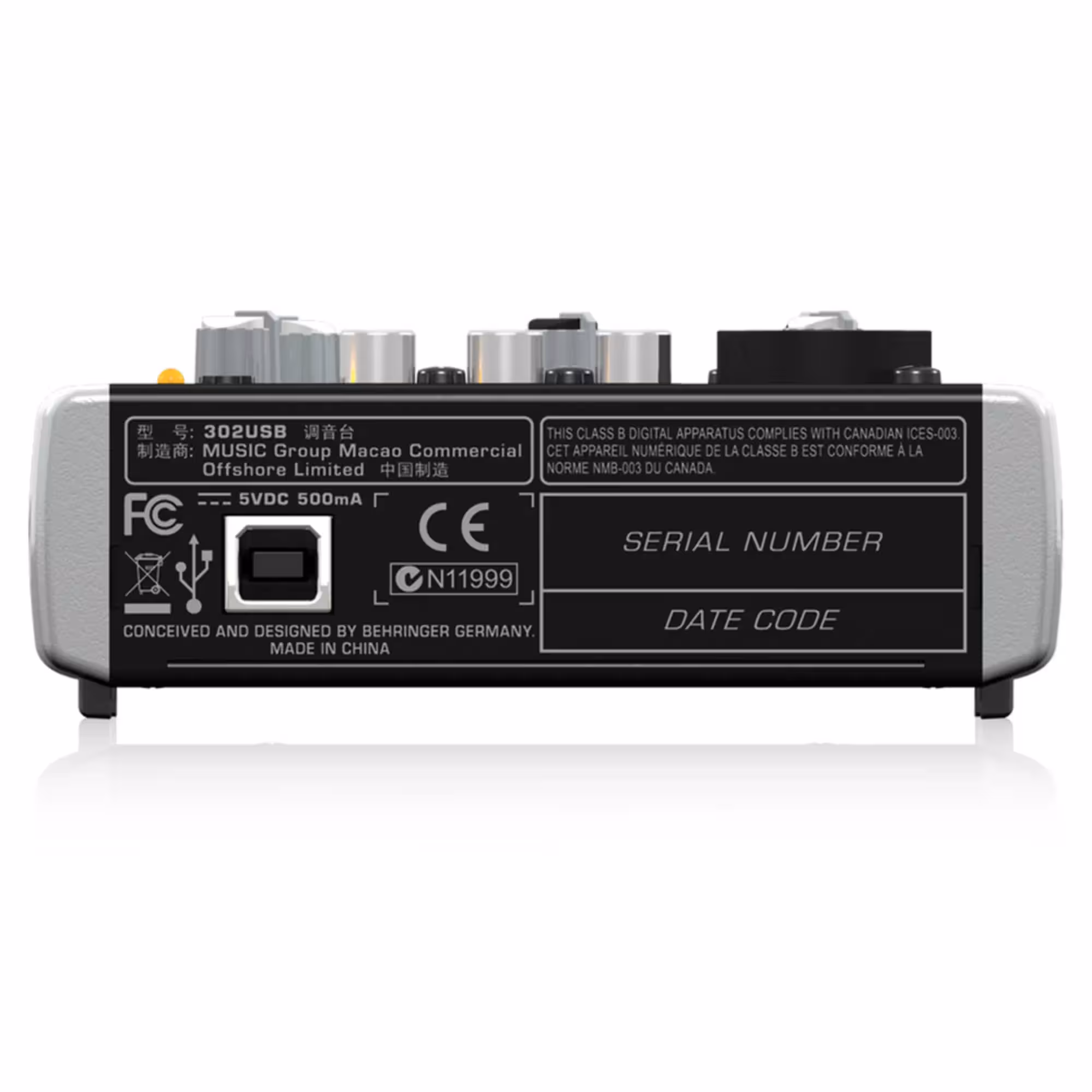 Аналоговый микшерный пульт Behringer 302USB (4 / 4)