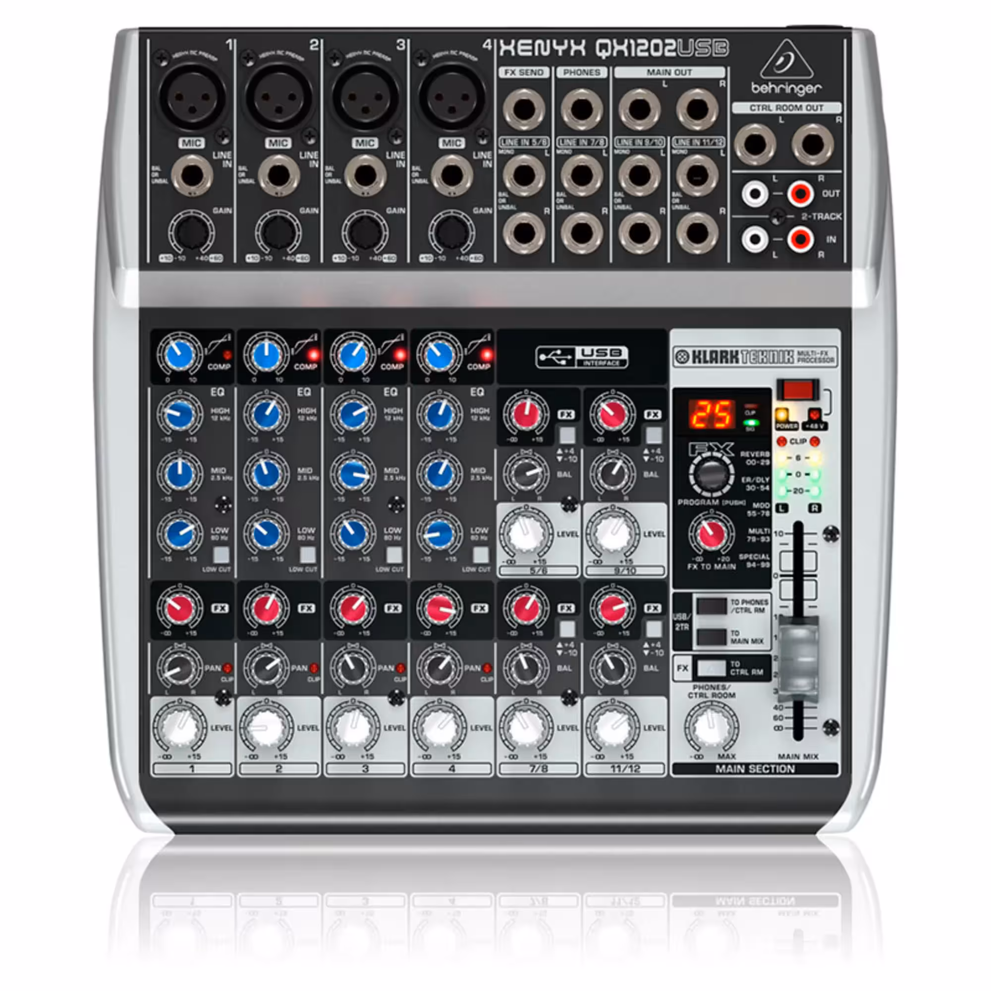 Микшерный пульт Behringer XENYX QX1202USB (1 / 4)