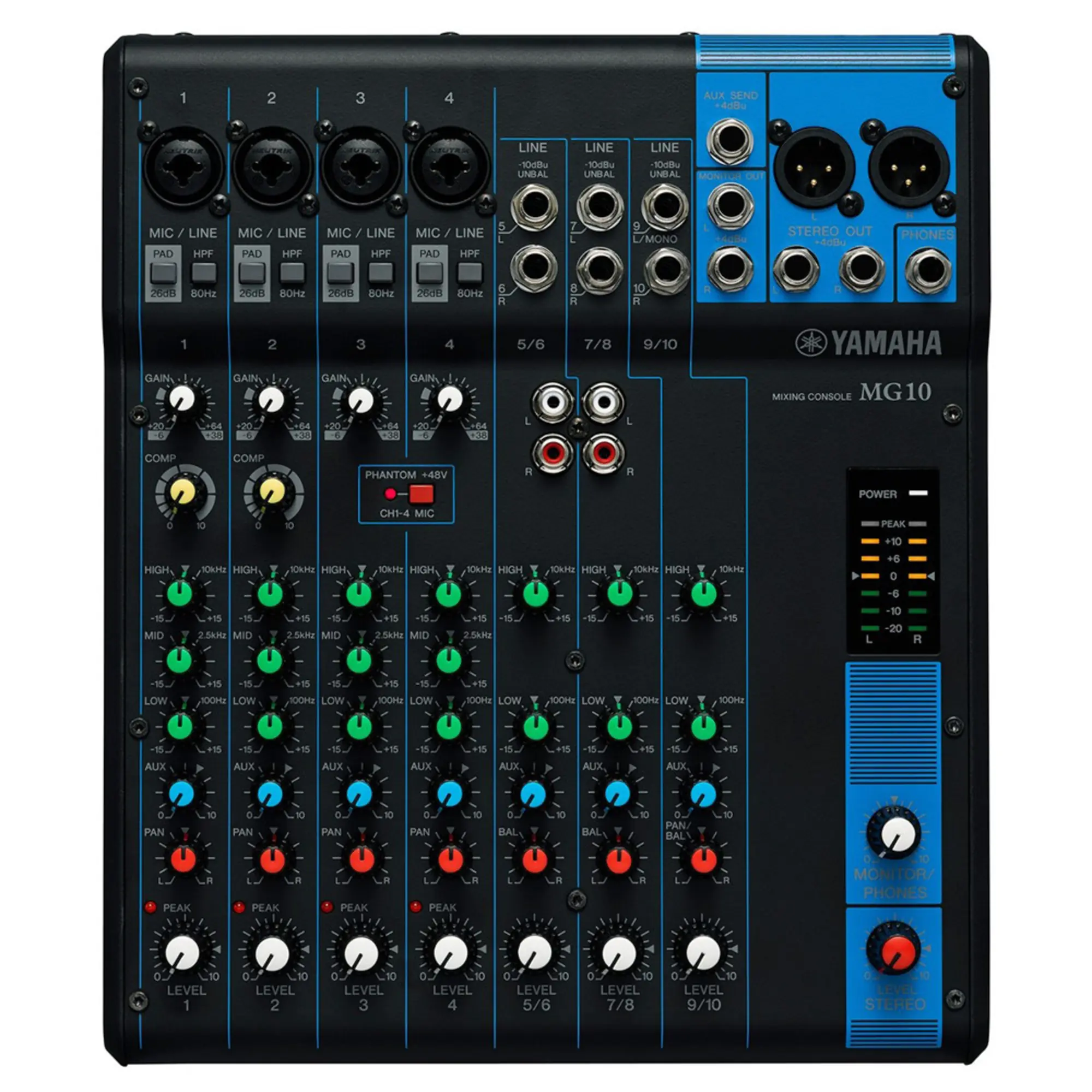Аналоговый микшерный пульт Yamaha MG10 (1 / 4)